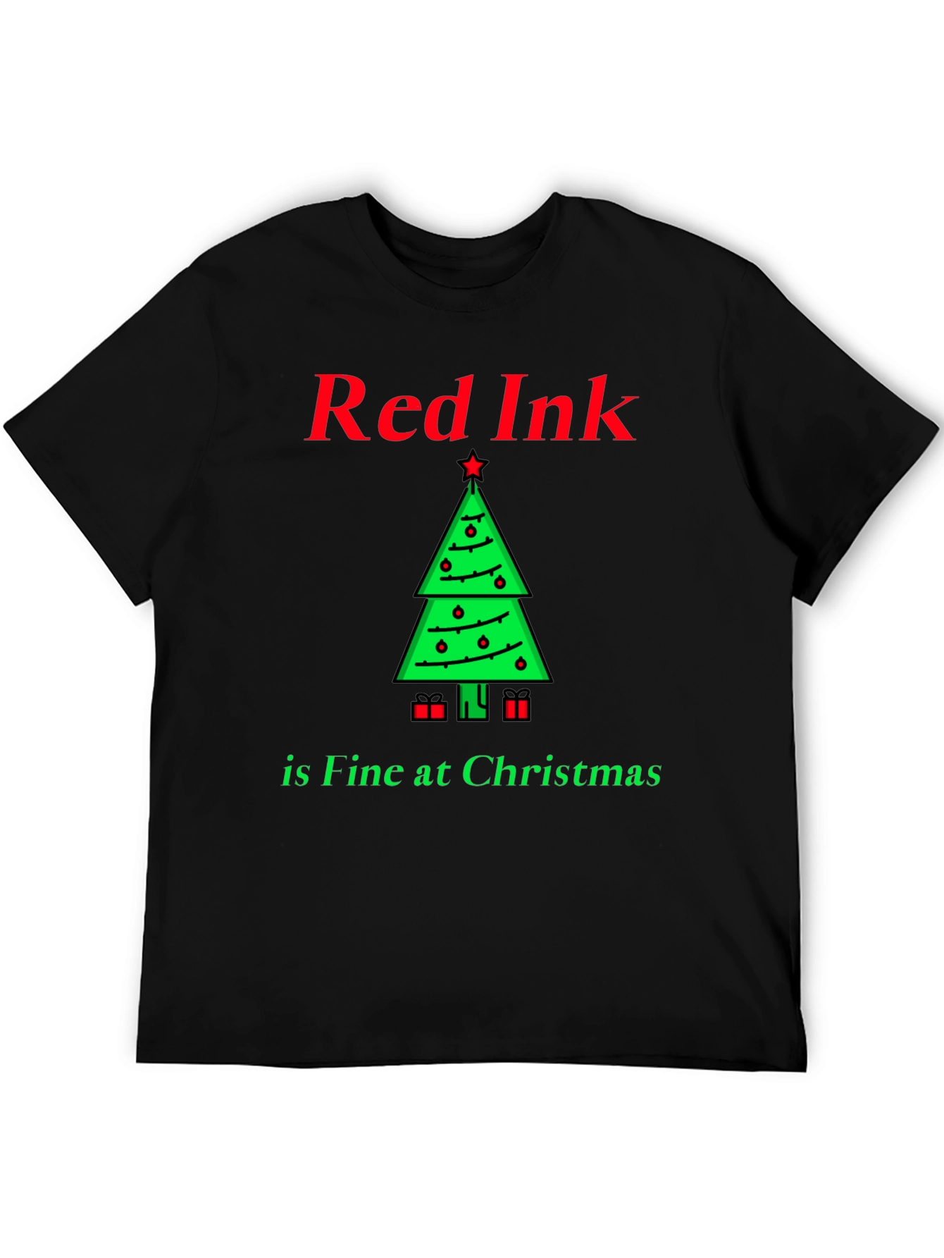 Red Ink Christmas T-Shirt