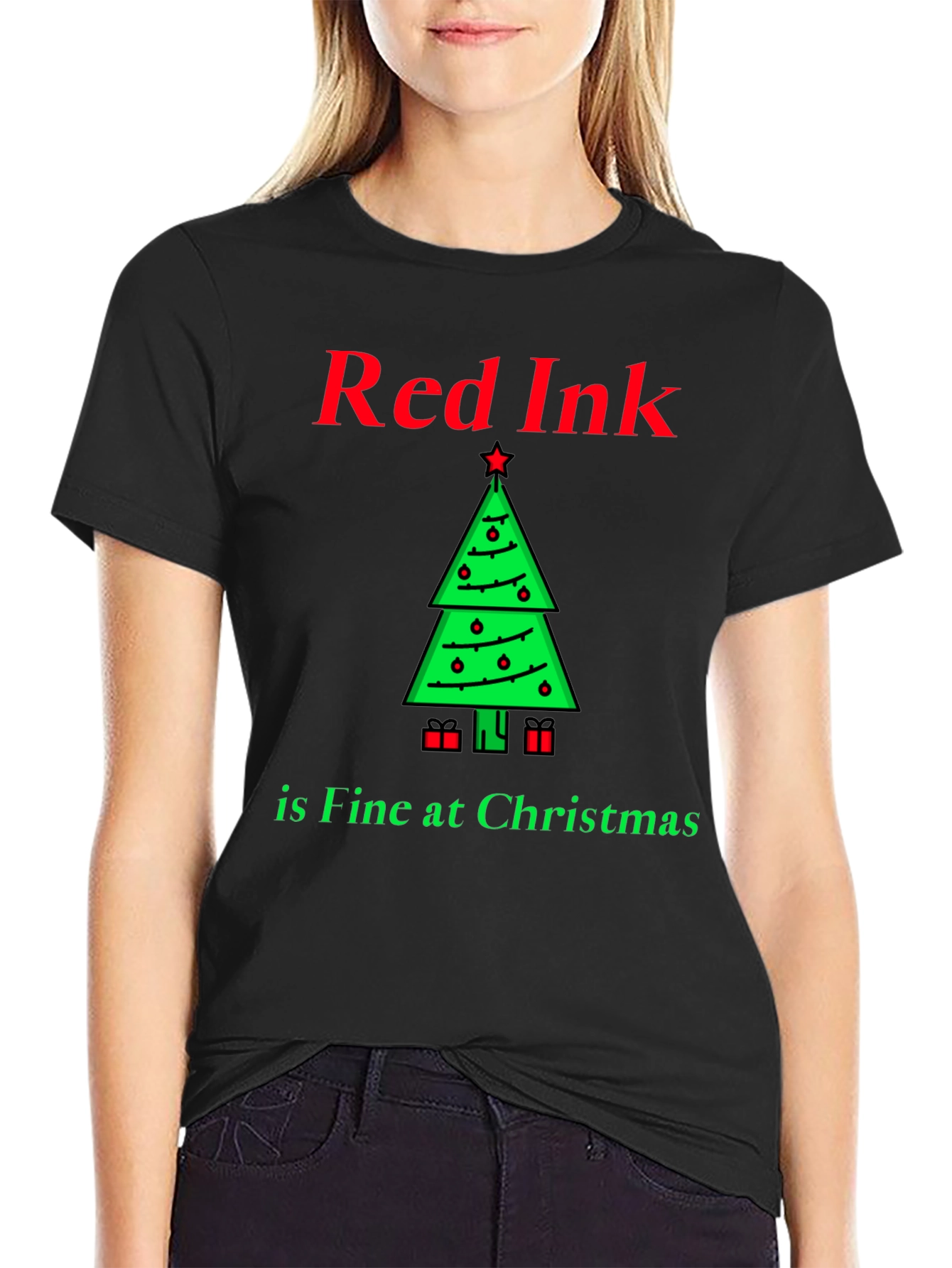 Red Ink Christmas T-Shirt