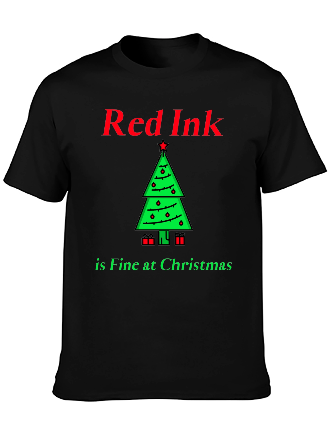 Red Ink Christmas T-Shirt