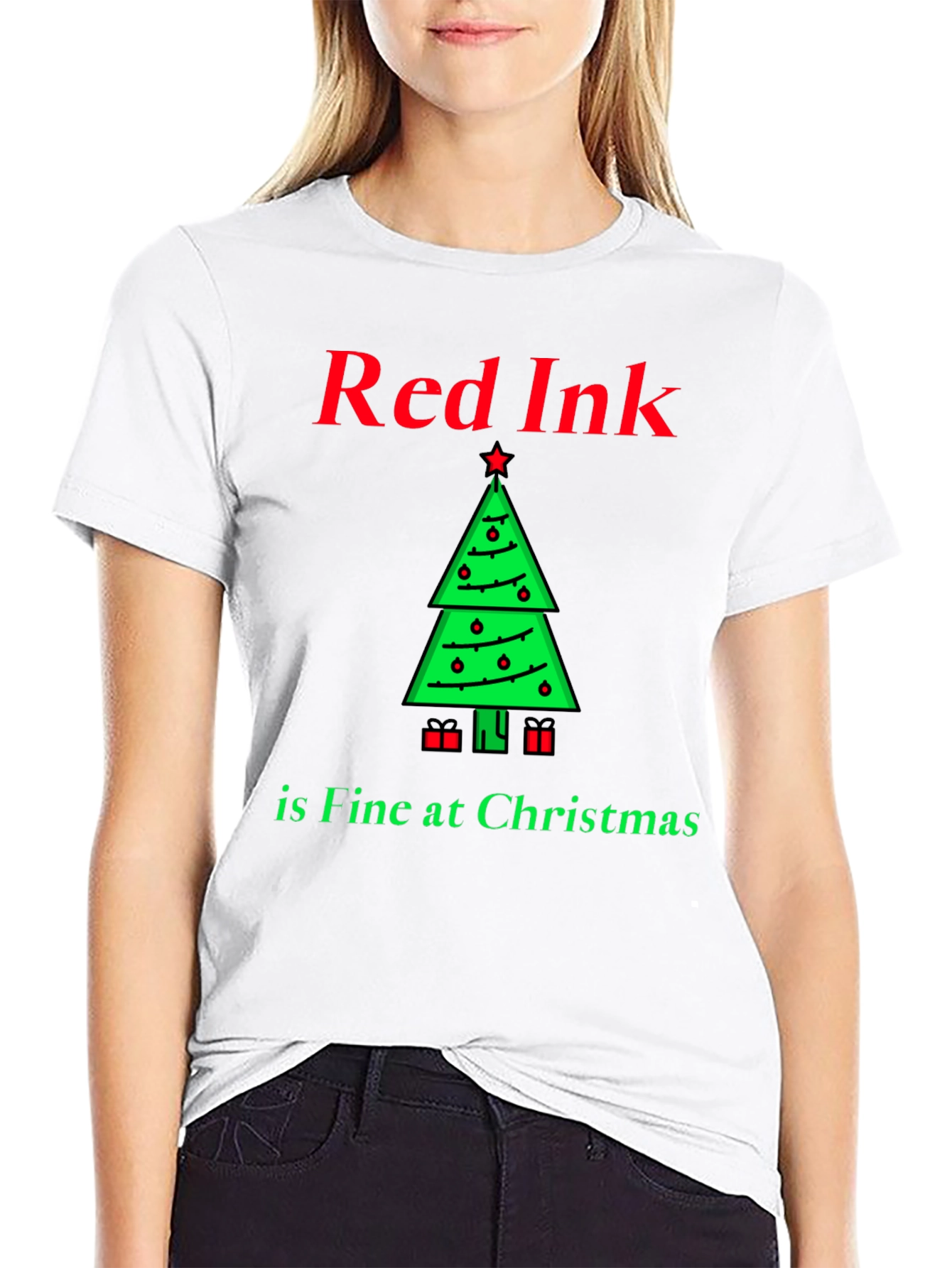 Red Ink Christmas T-Shirt