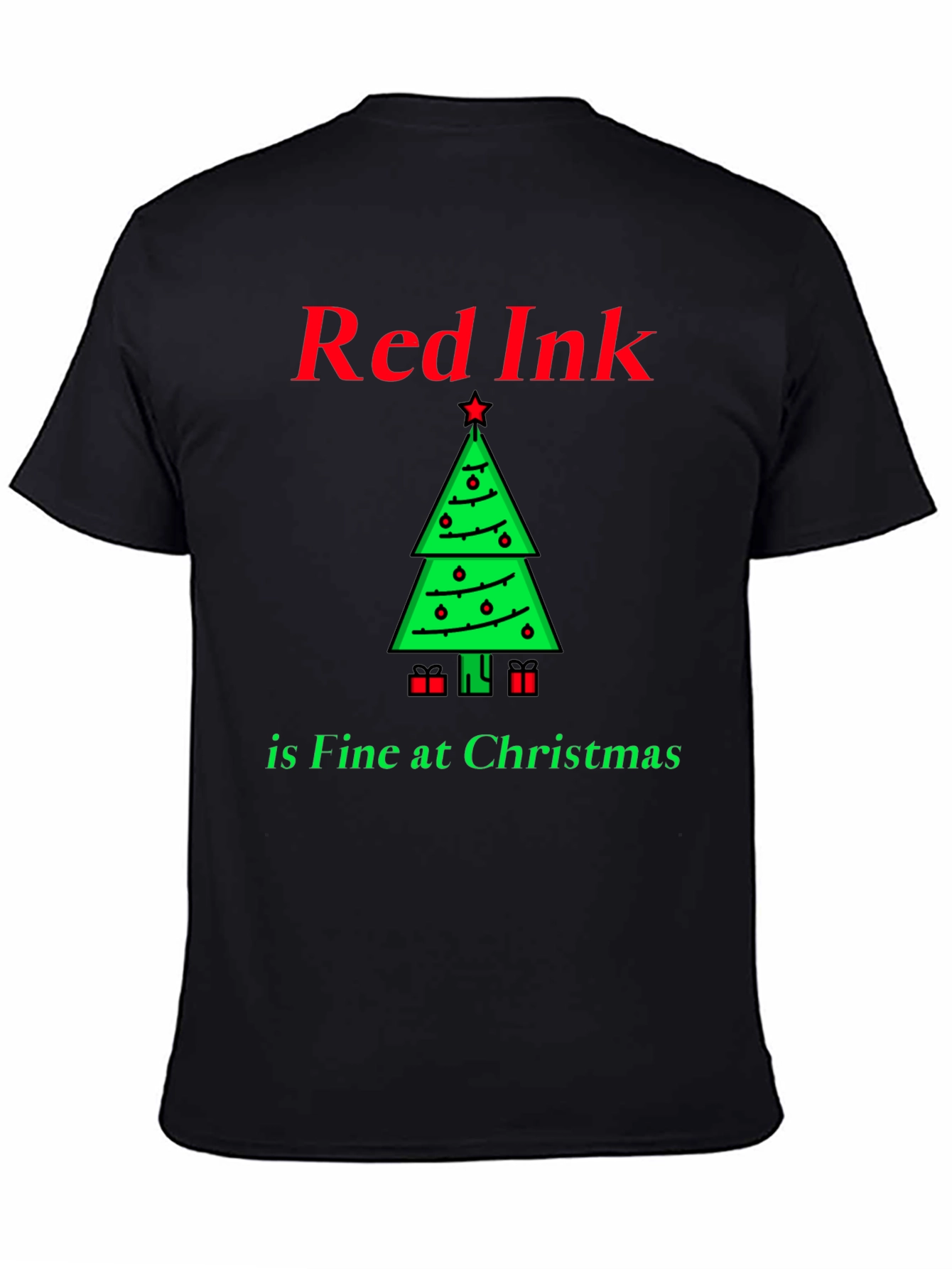 Red Ink Christmas T-Shirt