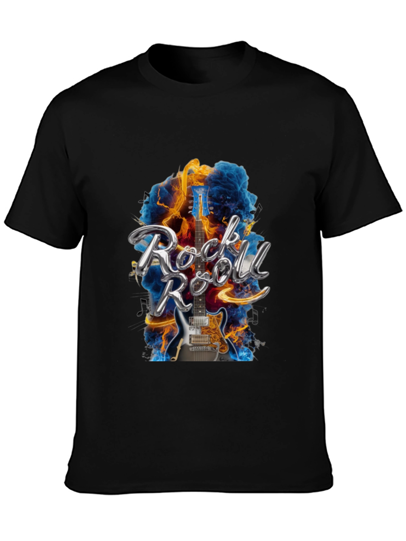 Rock and Roll Guitar T-Shirt - Music Lover Tee