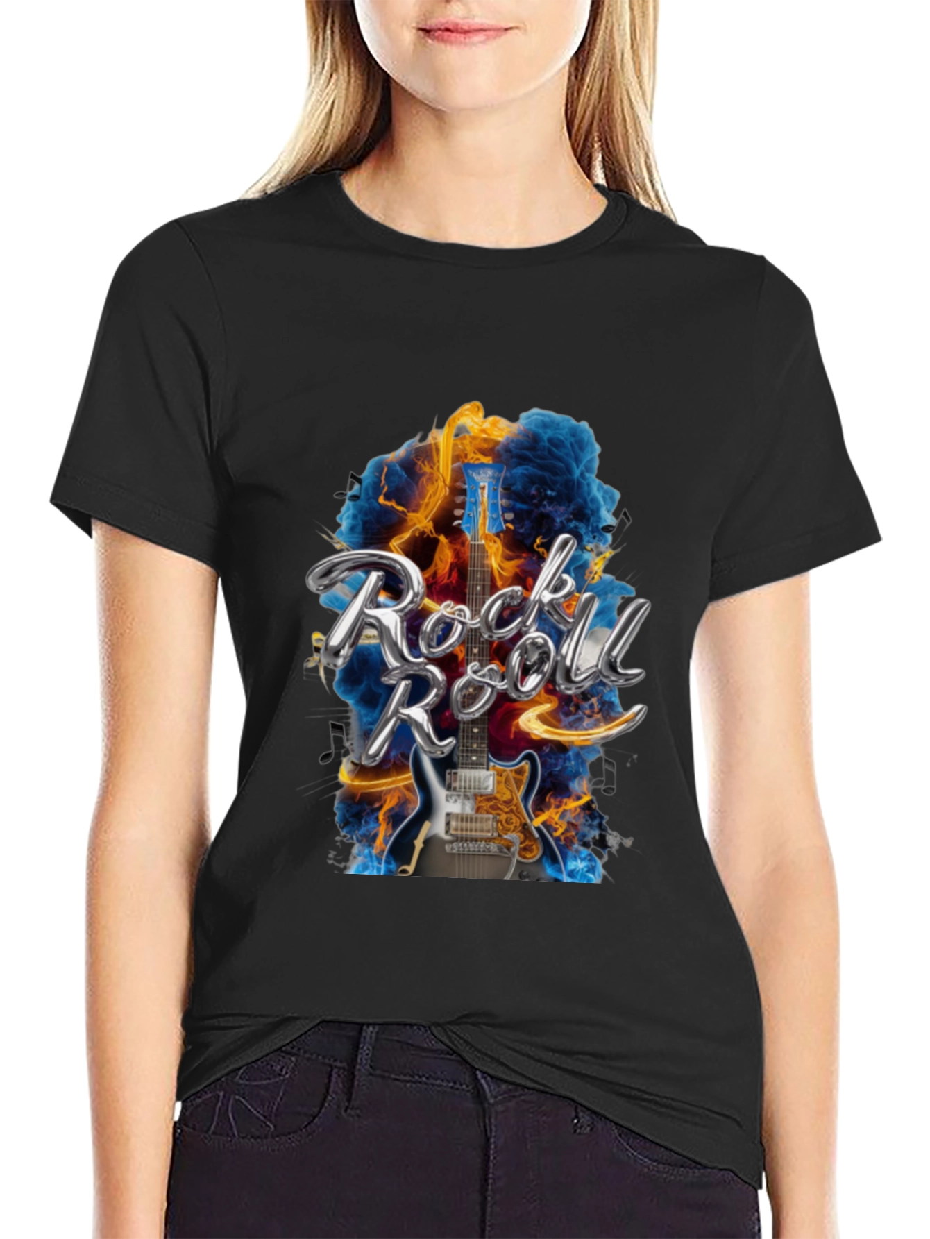 Rock and Roll Guitar T-Shirt - Music Lover Tee
