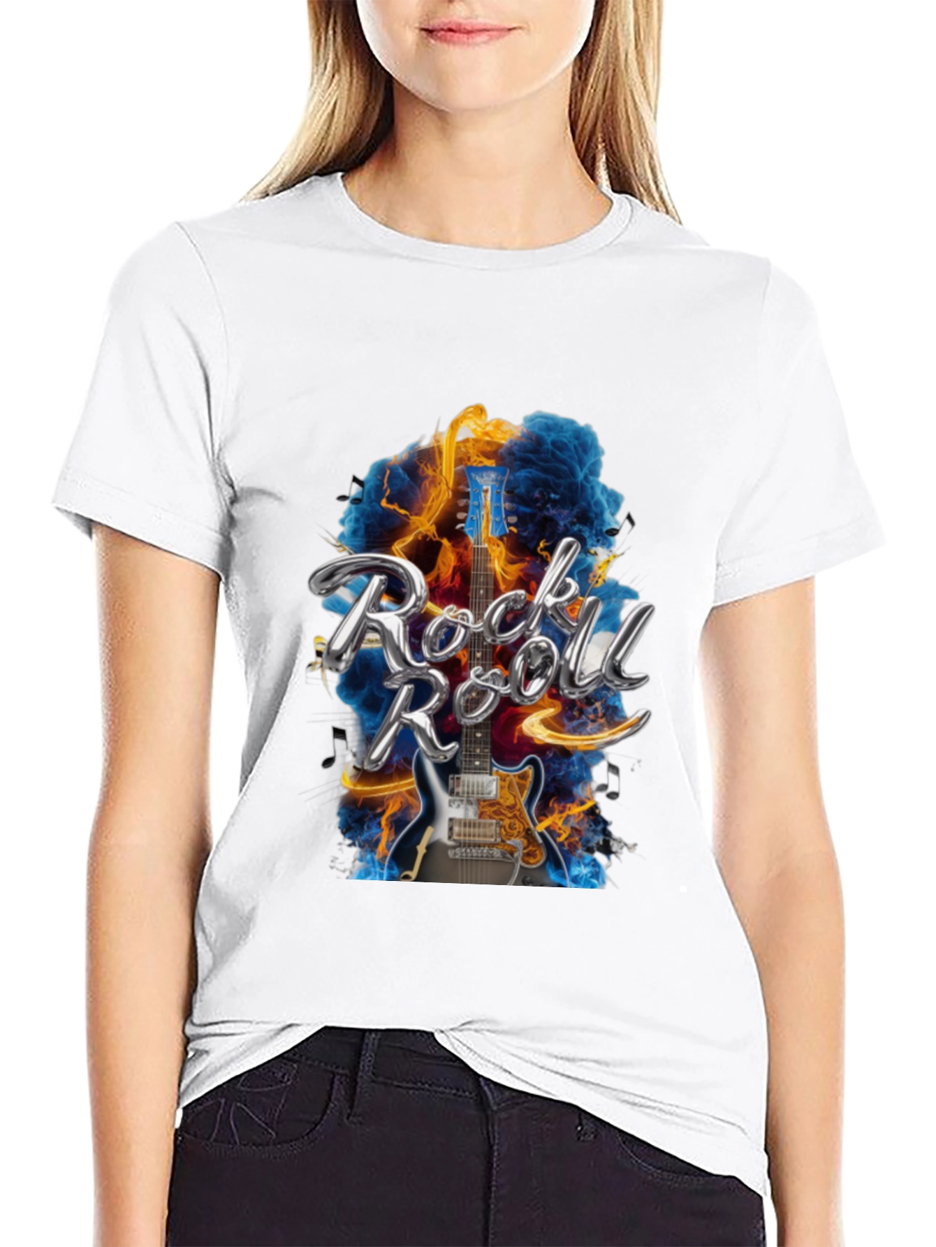 Rock and Roll Guitar T-Shirt - Music Lover Tee
