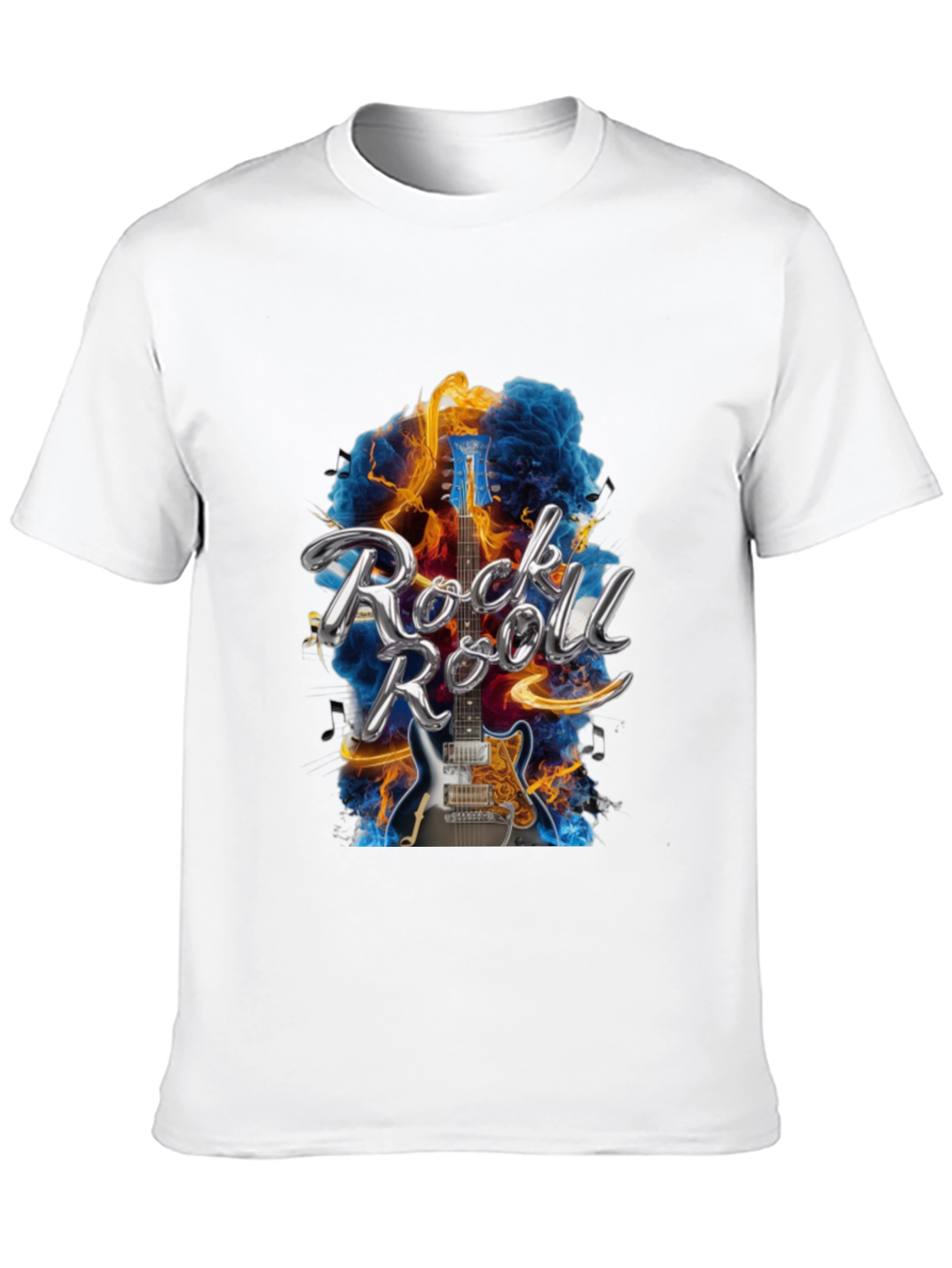 Rock and Roll Guitar T-Shirt - Music Lover Tee