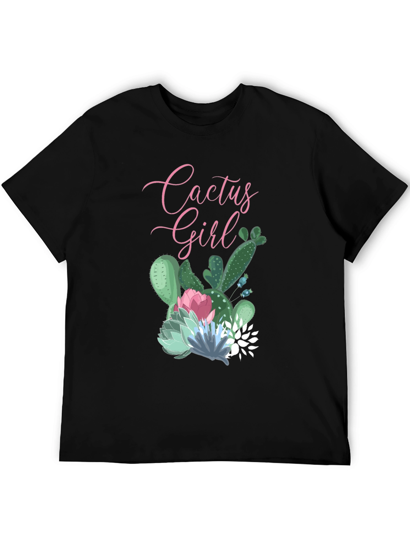 Cactus Girl Graphic T-Shirt - Stylish & Unique Design