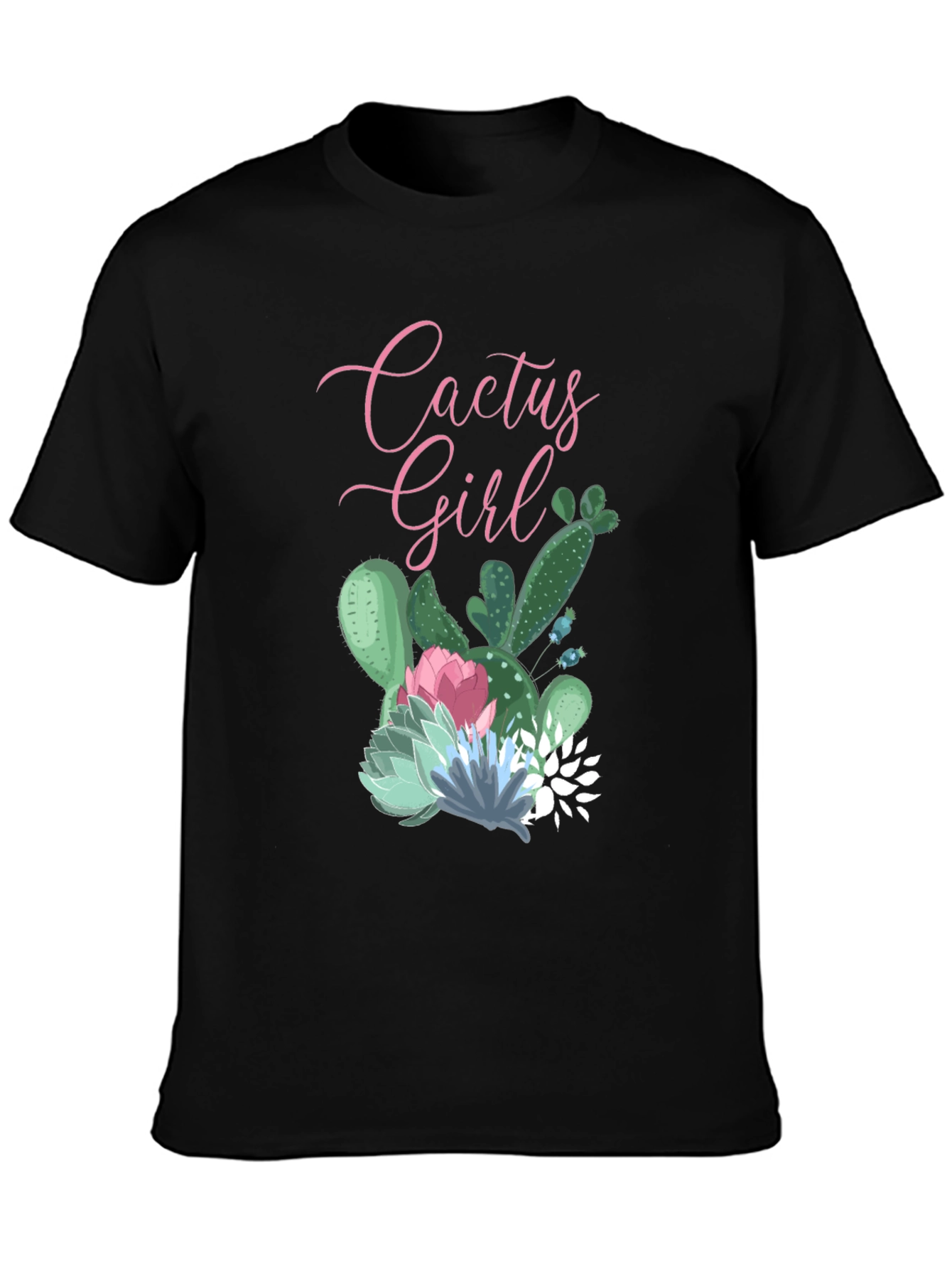 Cactus Girl Graphic T-Shirt - Stylish & Unique Design