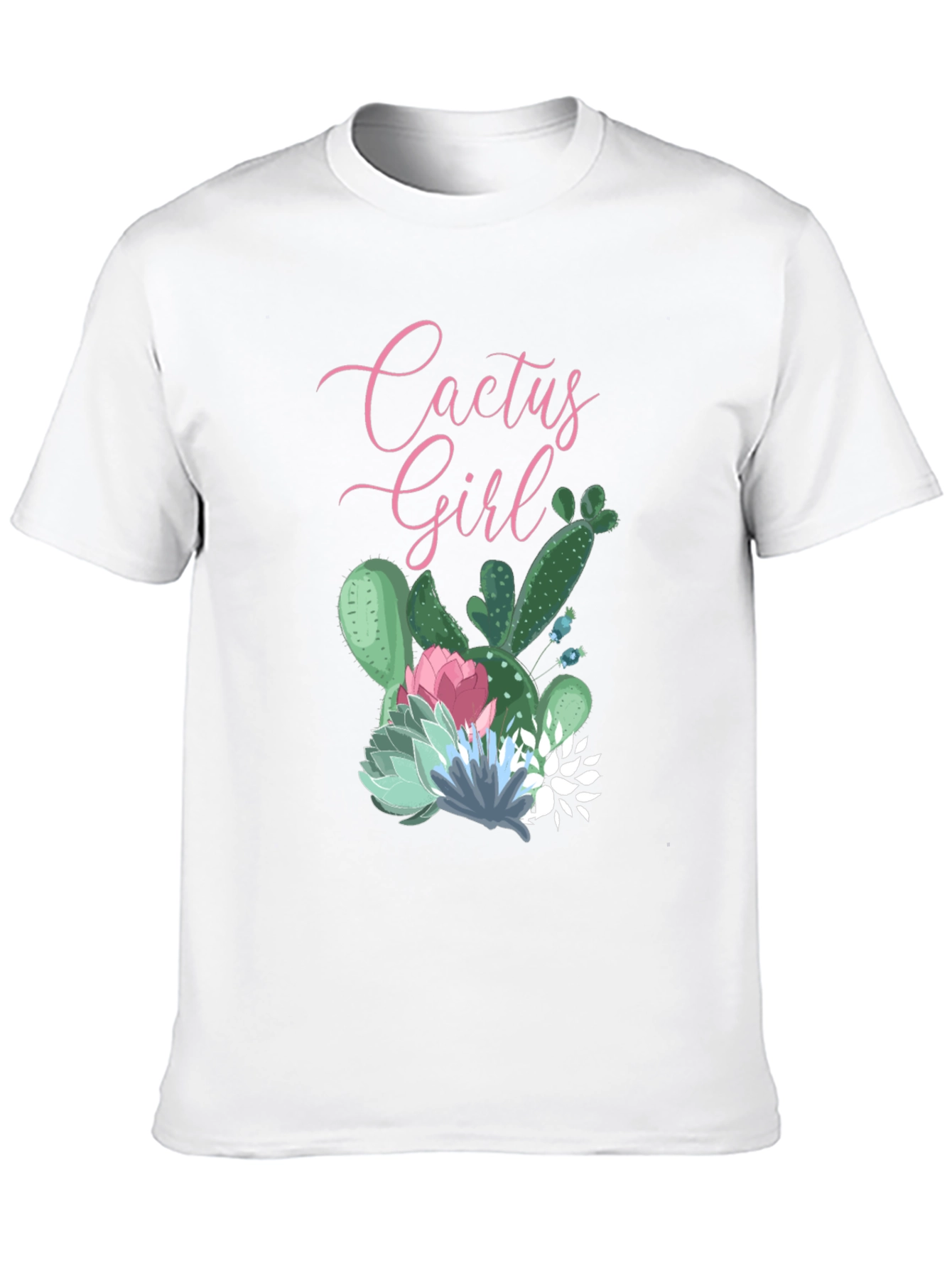 Cactus Girl Graphic T-Shirt - Stylish & Unique Design