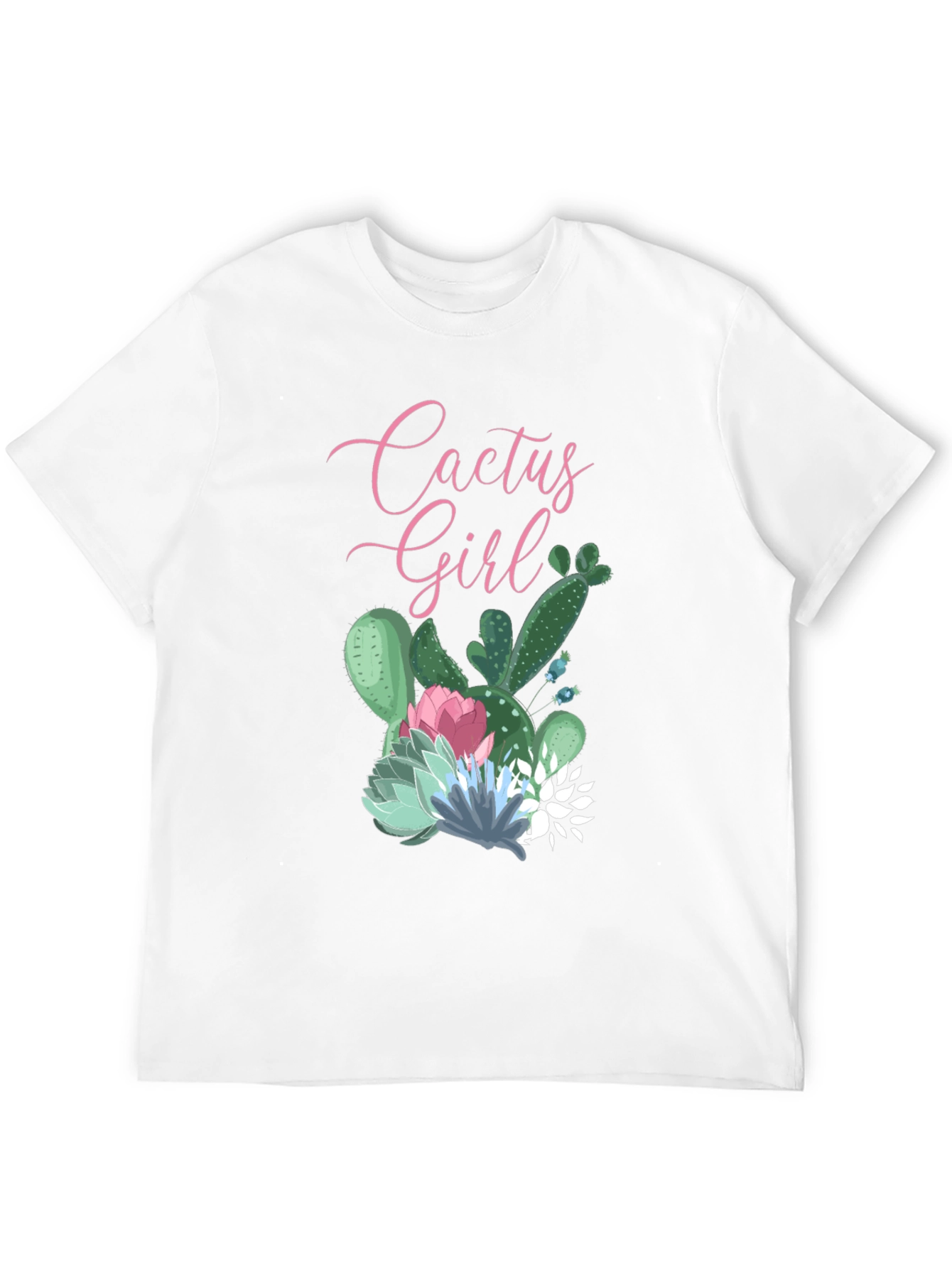 Cactus Girl Graphic T-Shirt - Stylish & Unique Design