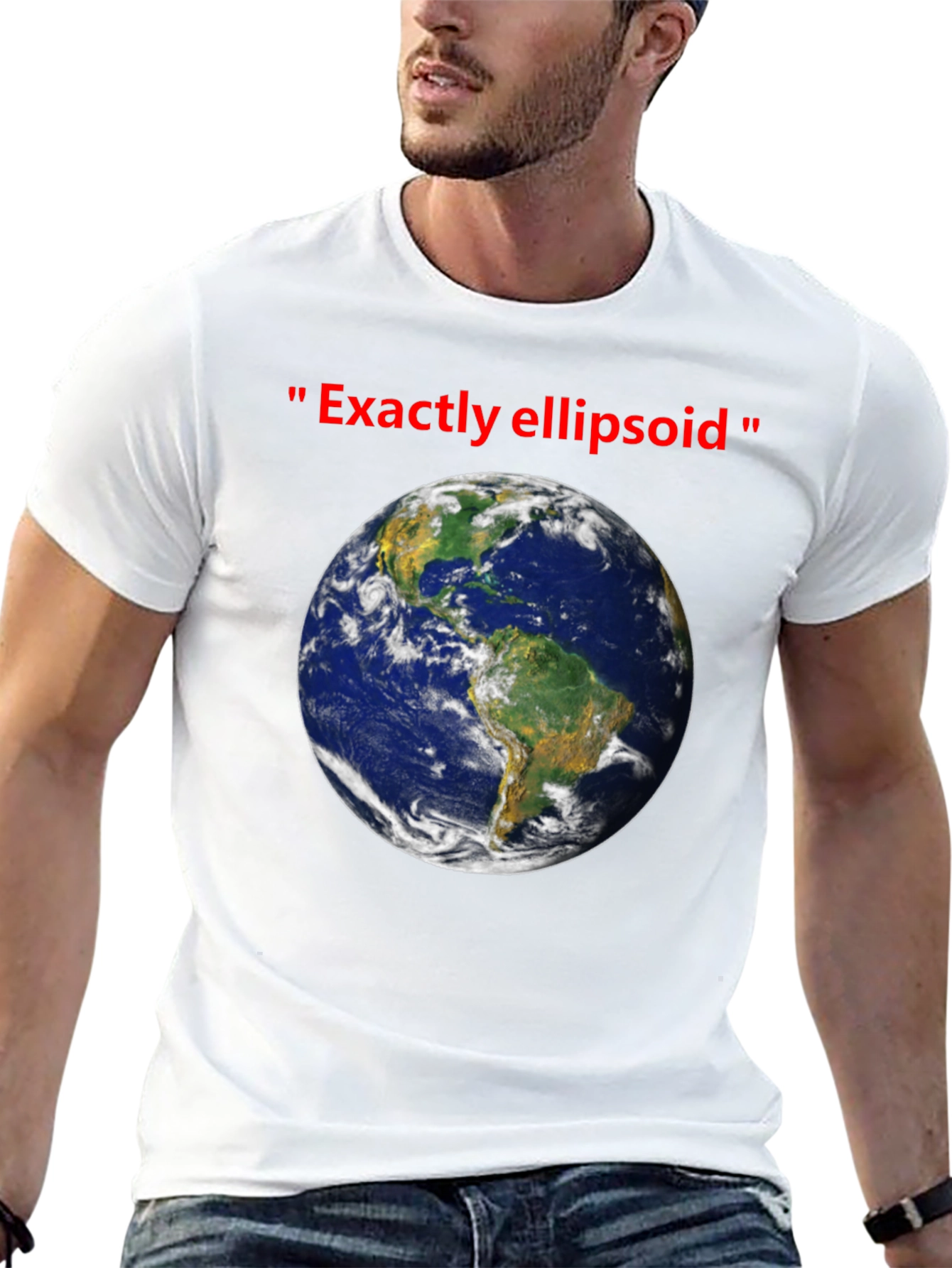 Earth Ellipsoid T-Shirt - Humorous Space Tee