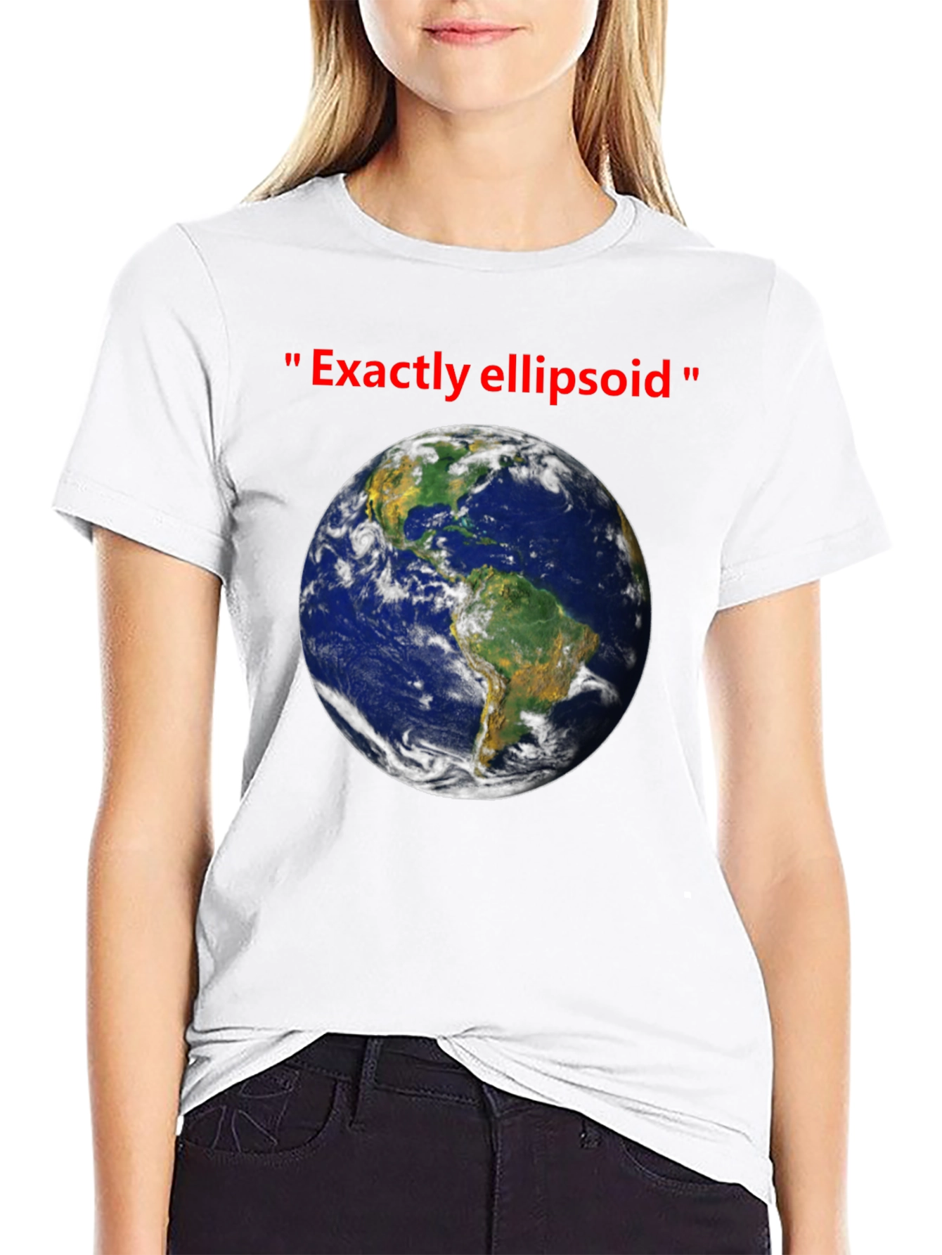 Earth Ellipsoid T-Shirt - Humorous Space Tee