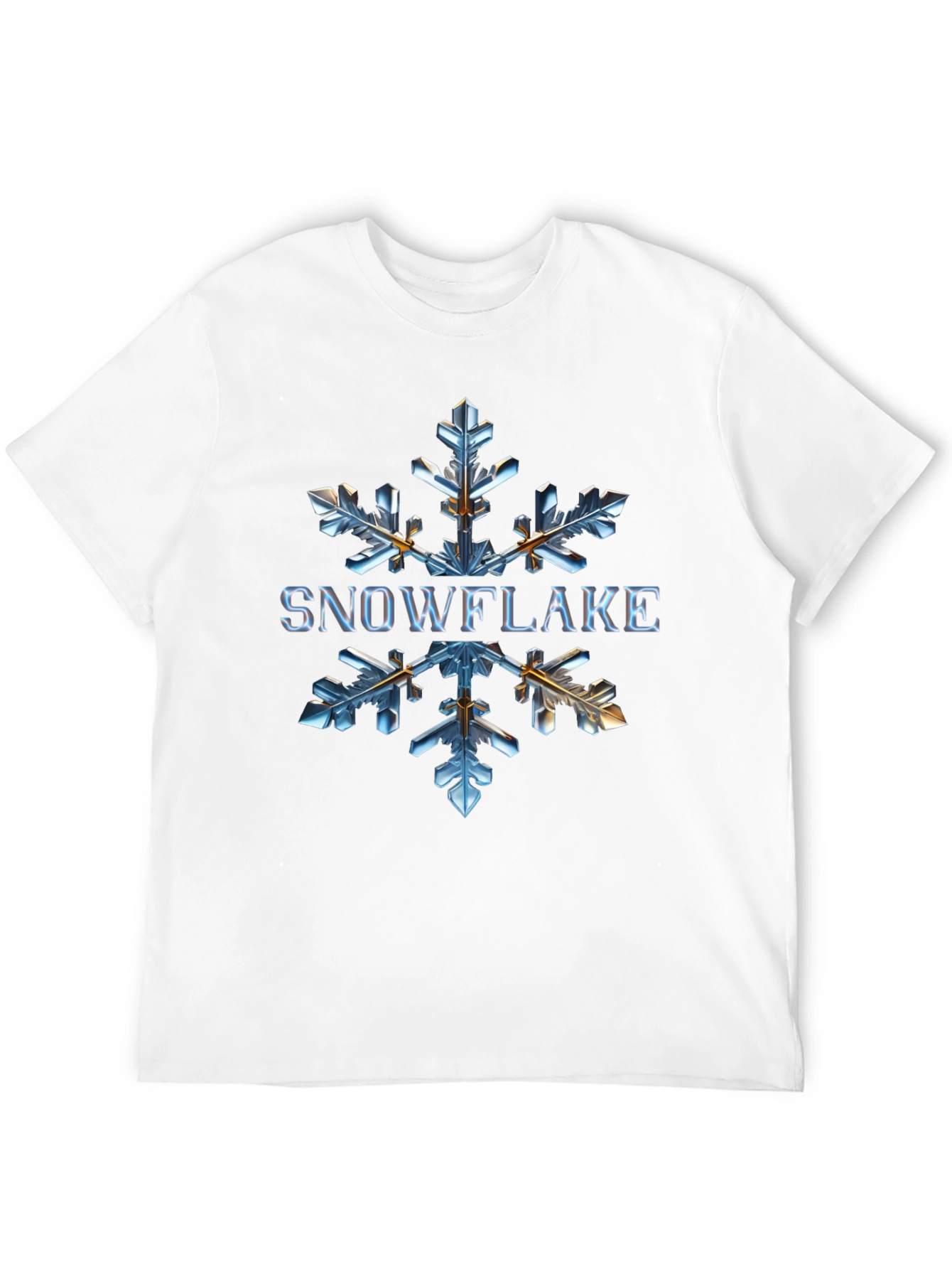 Snowflake Graphic Tee - Unique Winter Design