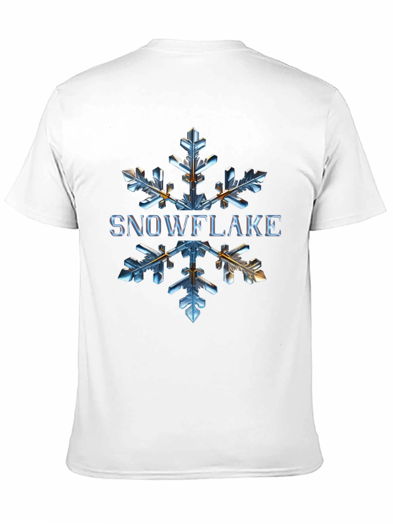 Snowflake Graphic Tee - Unique Winter Design