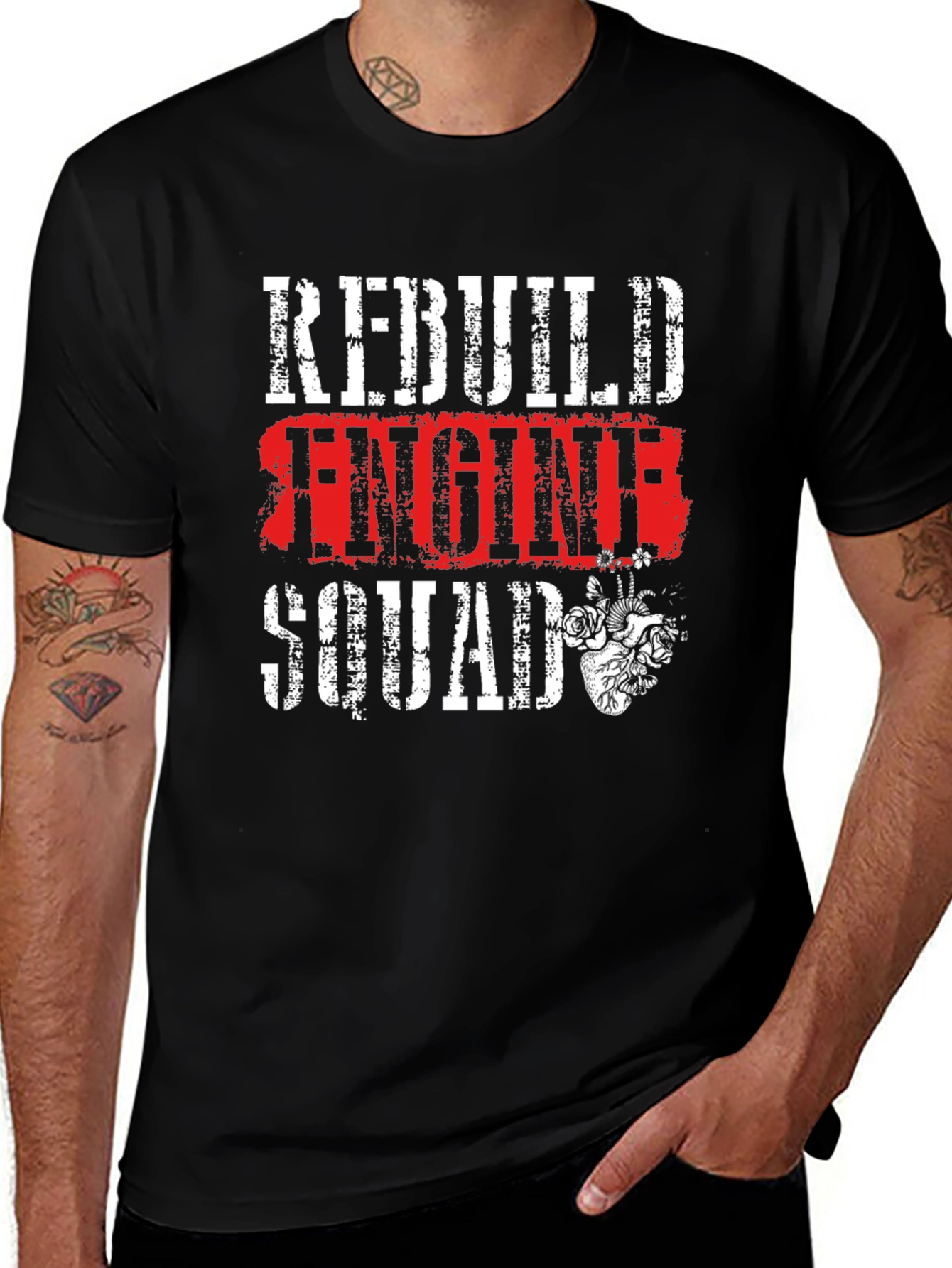 Rebuild Engine Squad Graphic T-Shirt