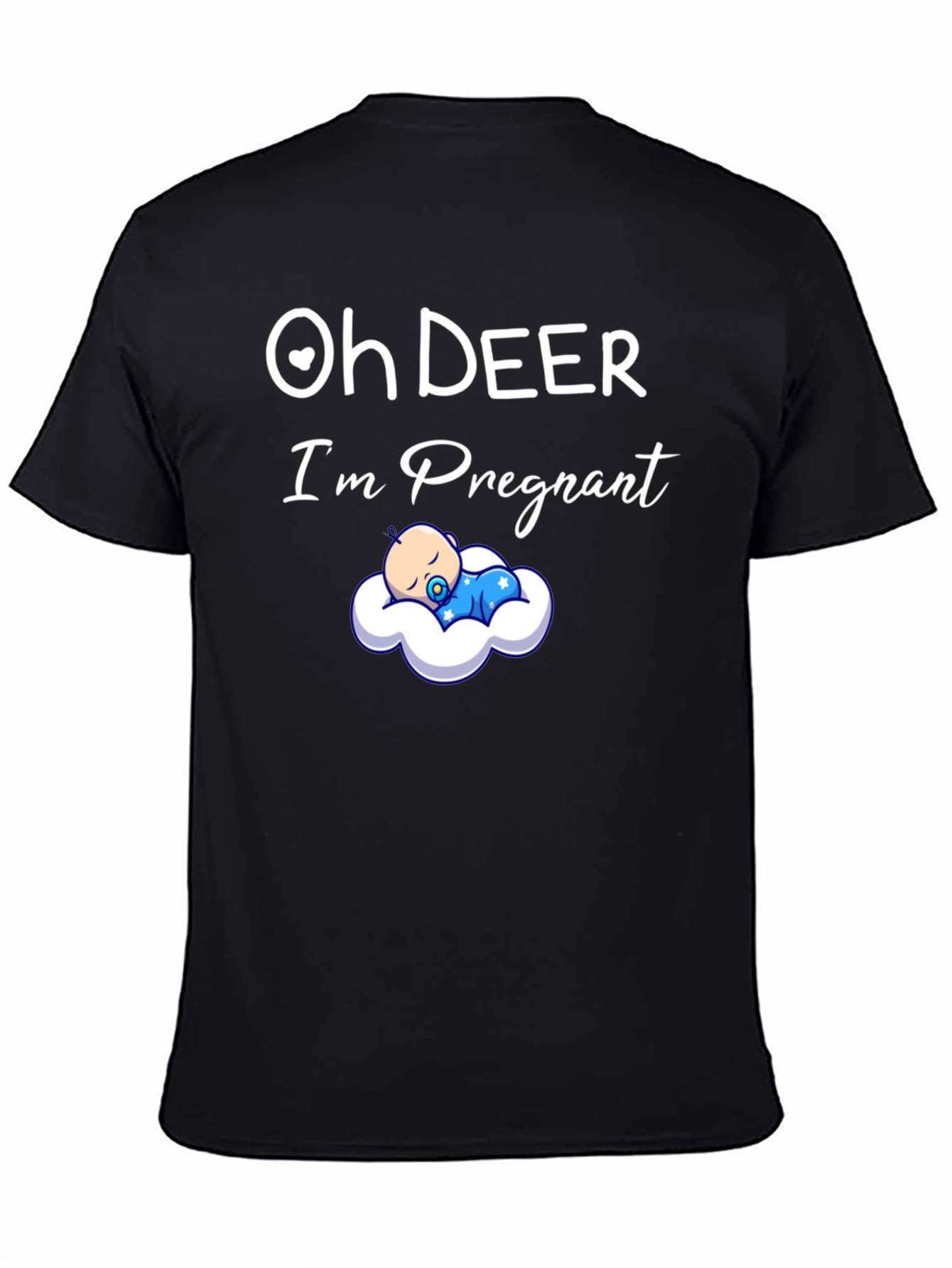 Oh Deer Im Pregnant T-Shirt New Baby Announcement