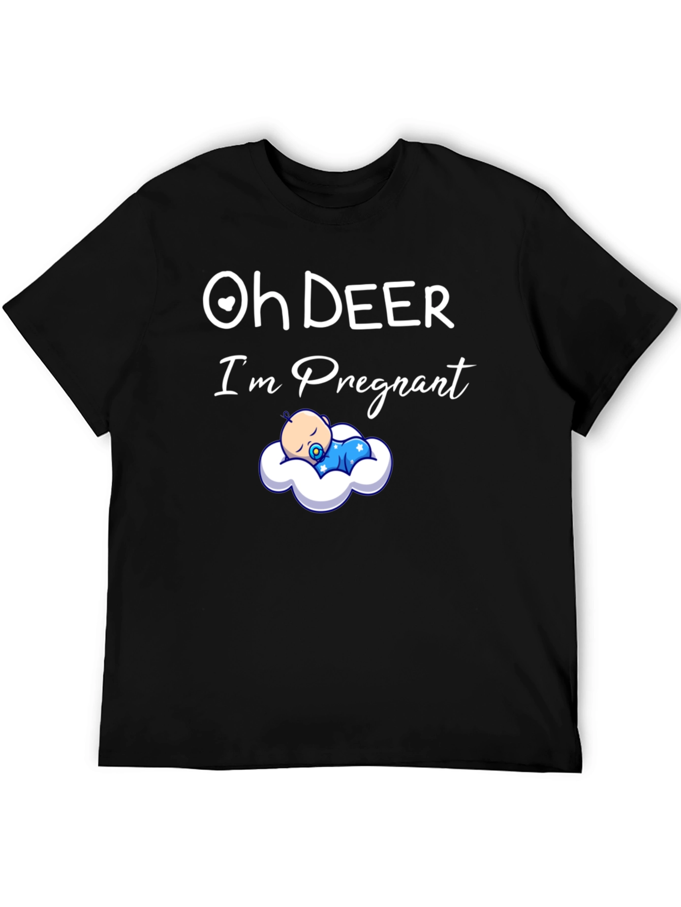 Oh Deer Im Pregnant T-Shirt New Baby Announcement