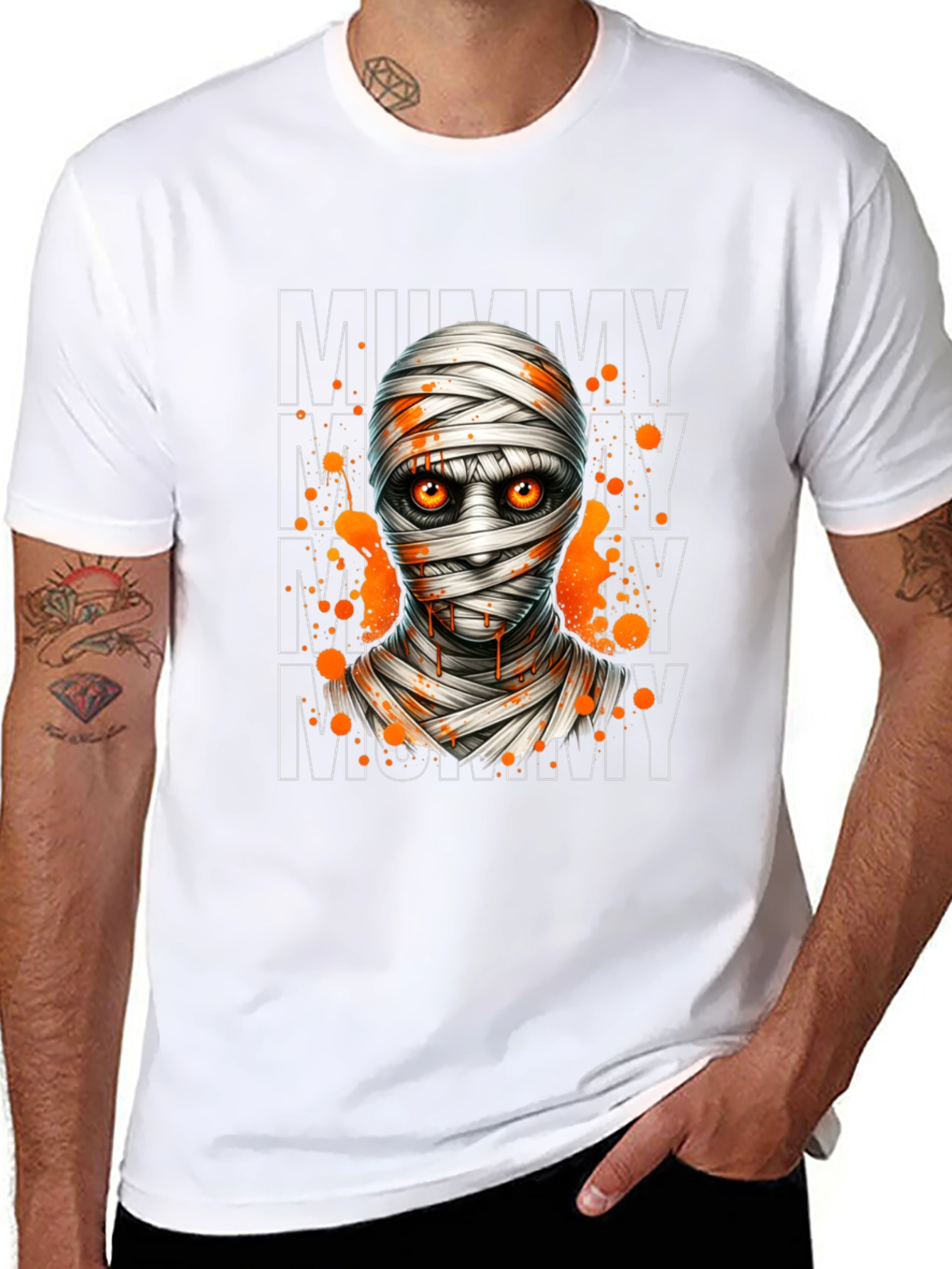 Mummy Graphic Tee - Halloween Ready!