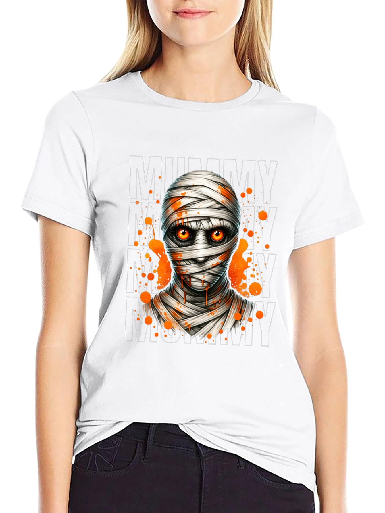 Mummy Graphic Tee - Halloween Ready!