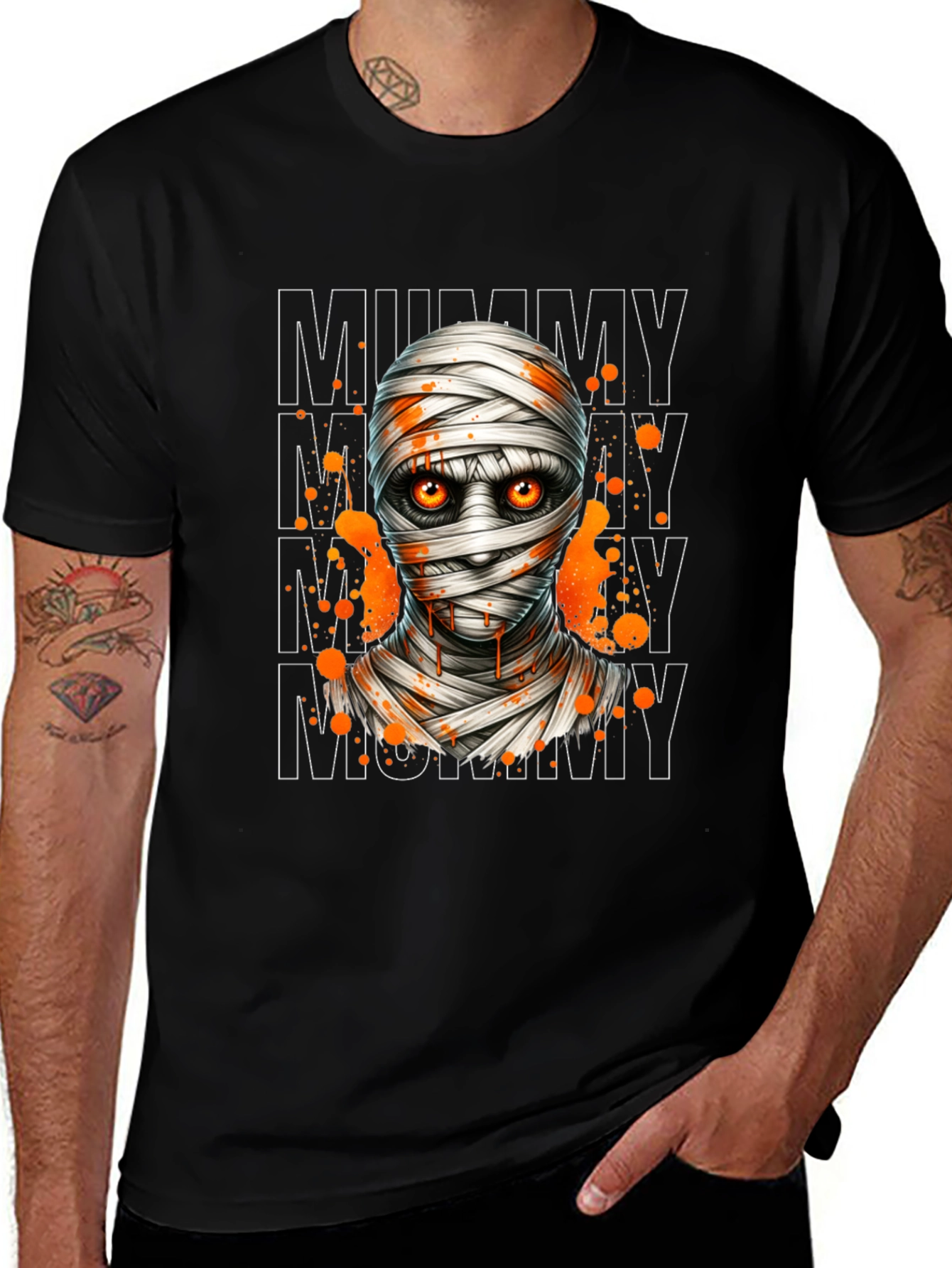 Mummy Graphic Tee - Halloween Ready!