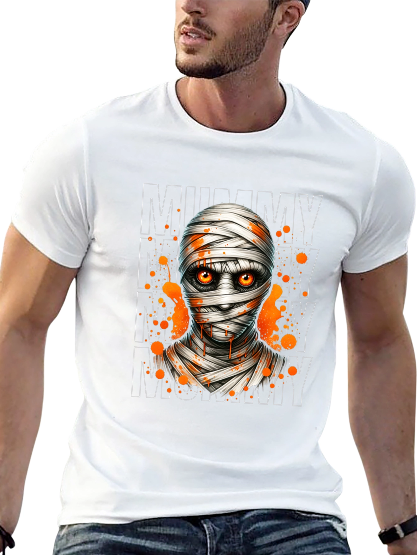 Mummy Graphic Tee - Halloween Ready!