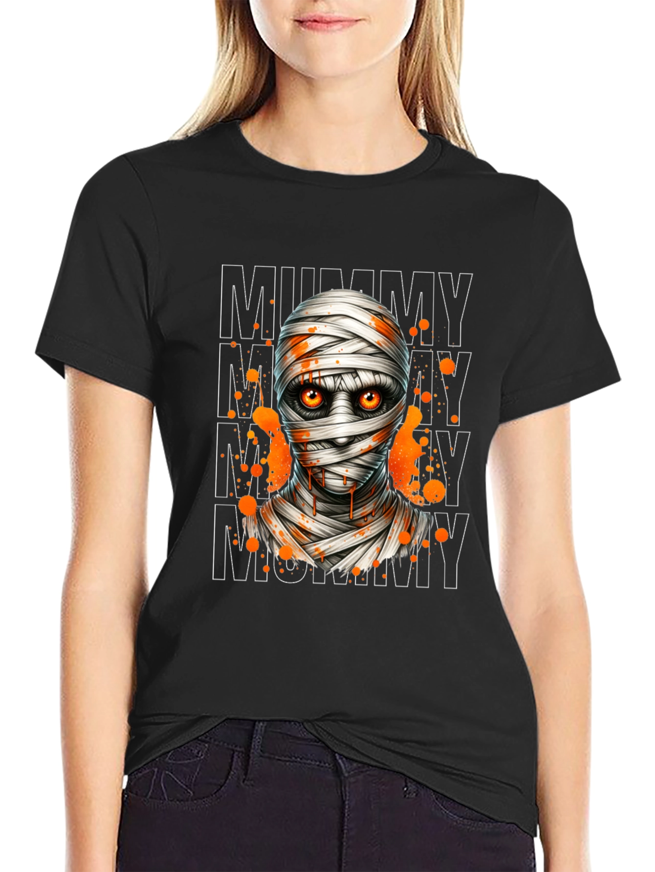 Mummy Graphic Tee - Halloween Ready!