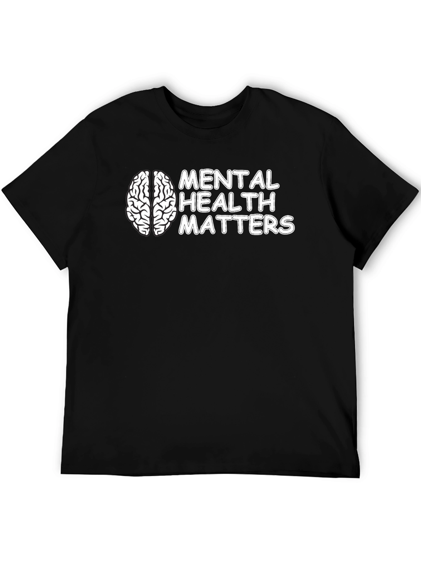 Mental Health Matters T-Shirt Brain Graphic Tee