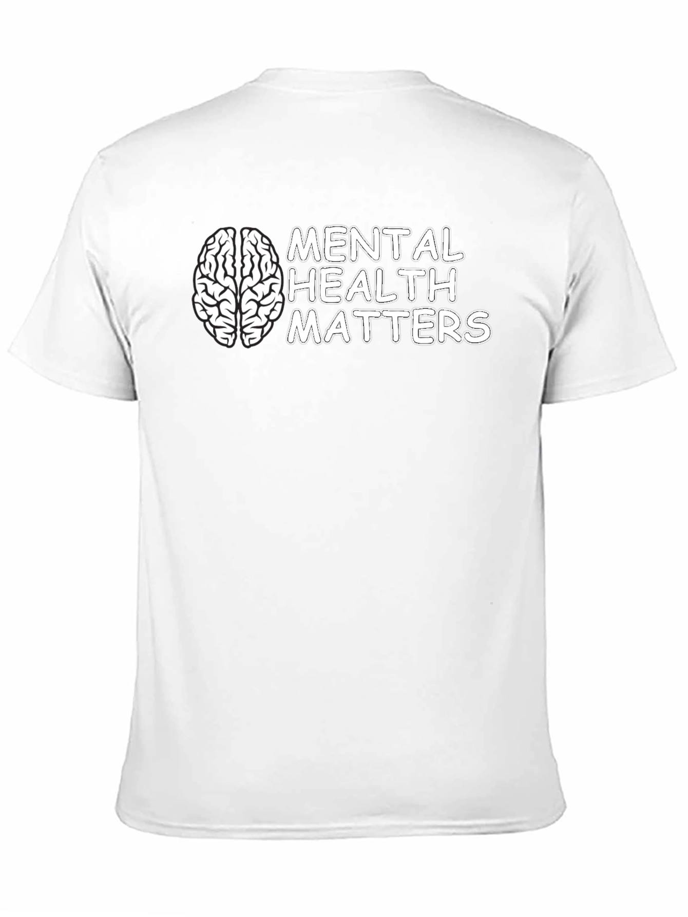 Mental Health Matters T-Shirt Brain Graphic Tee
