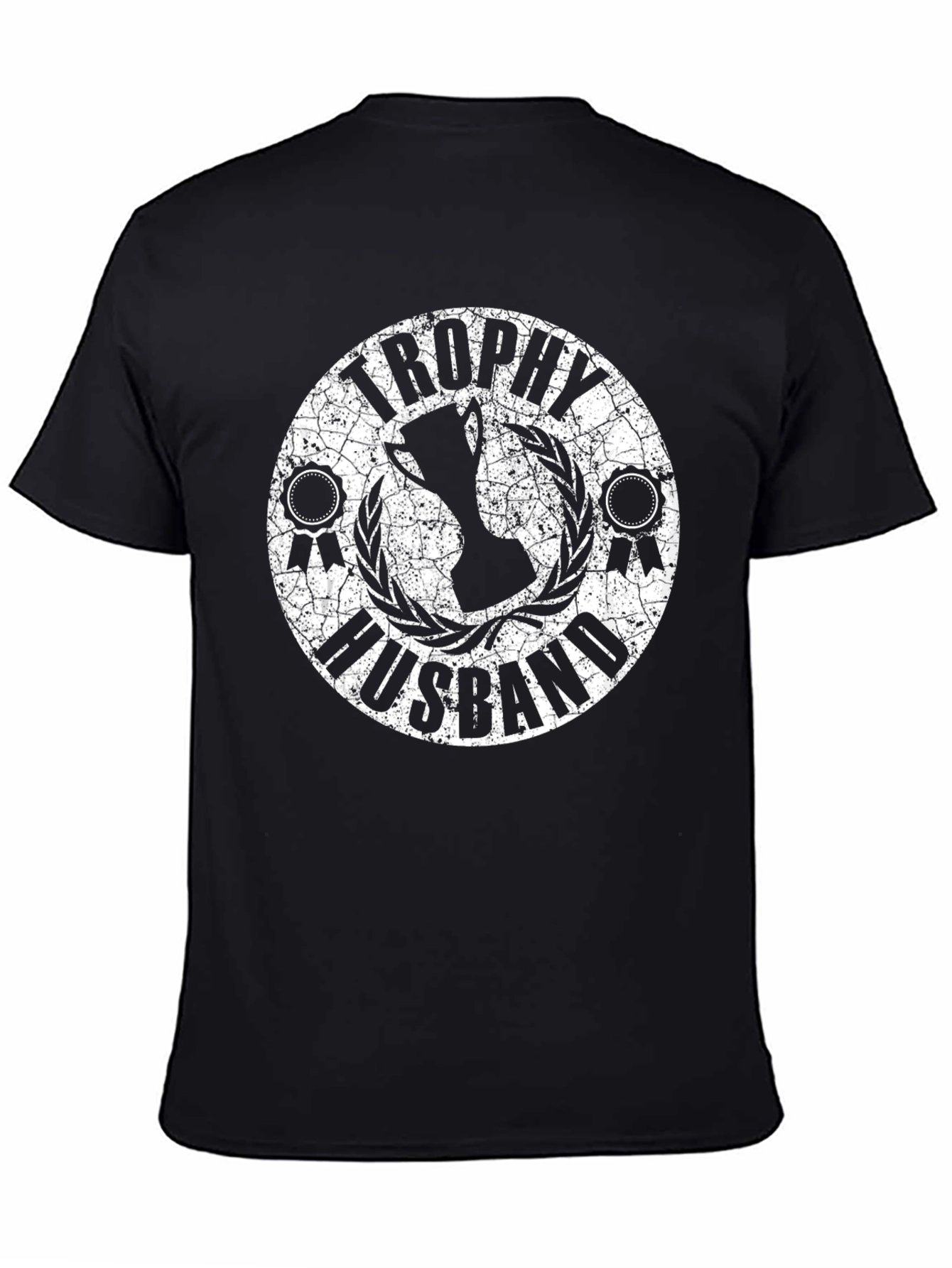 Trophy Husband Black Graphic Tee