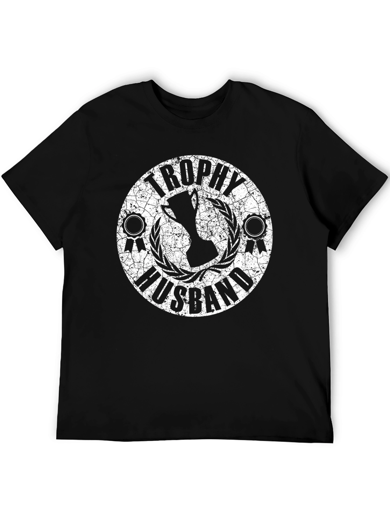 Trophy Husband Black Graphic Tee