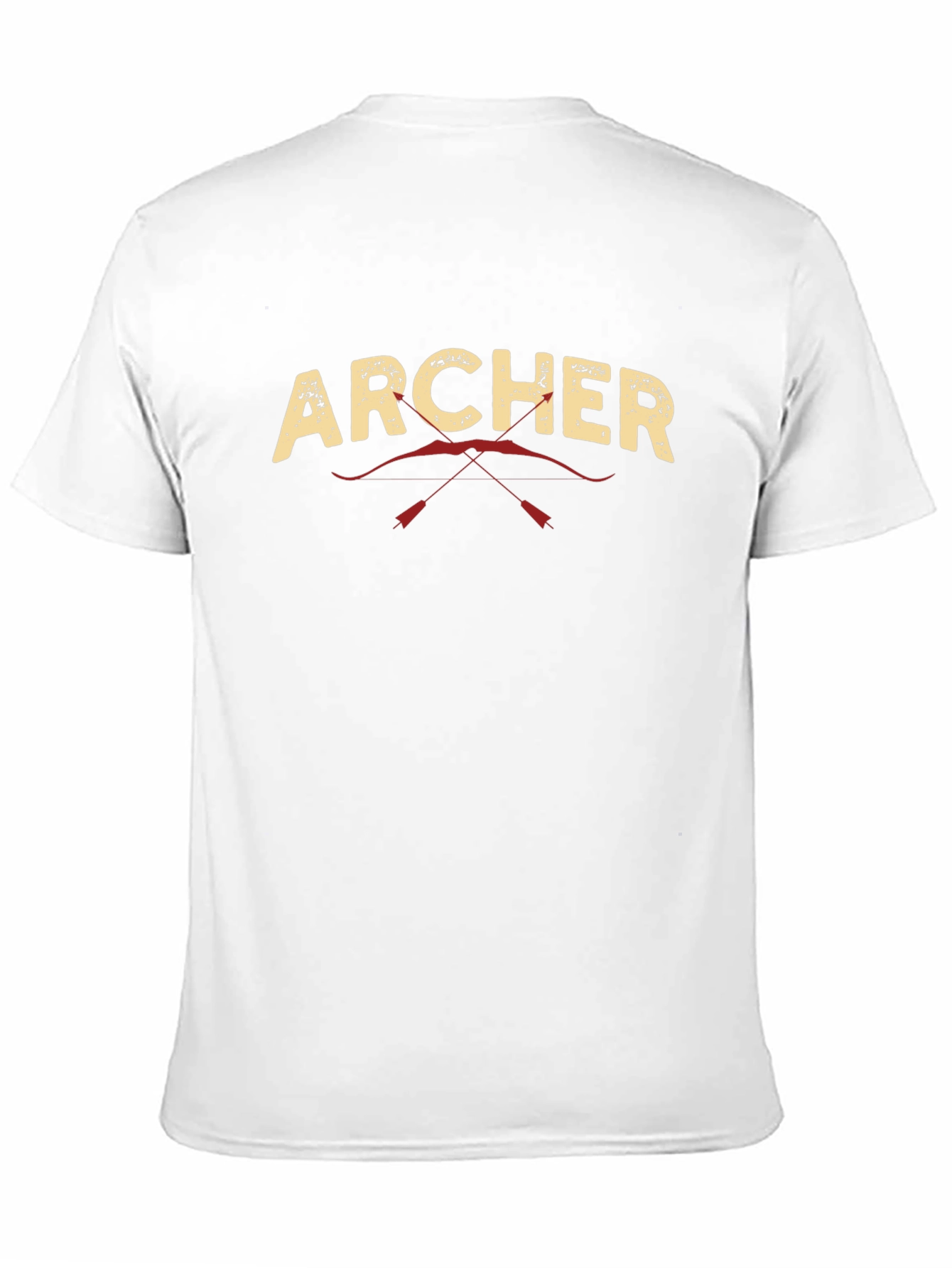 Archer Graphic Tee - Black Crew Neck