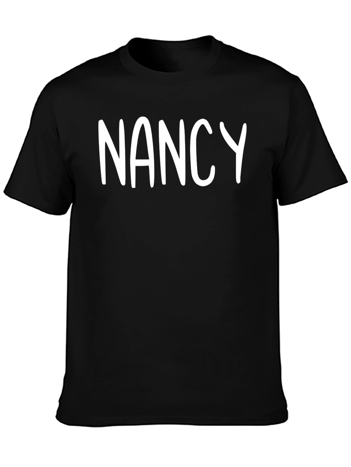 Nancy Personalized Black T-Shirt