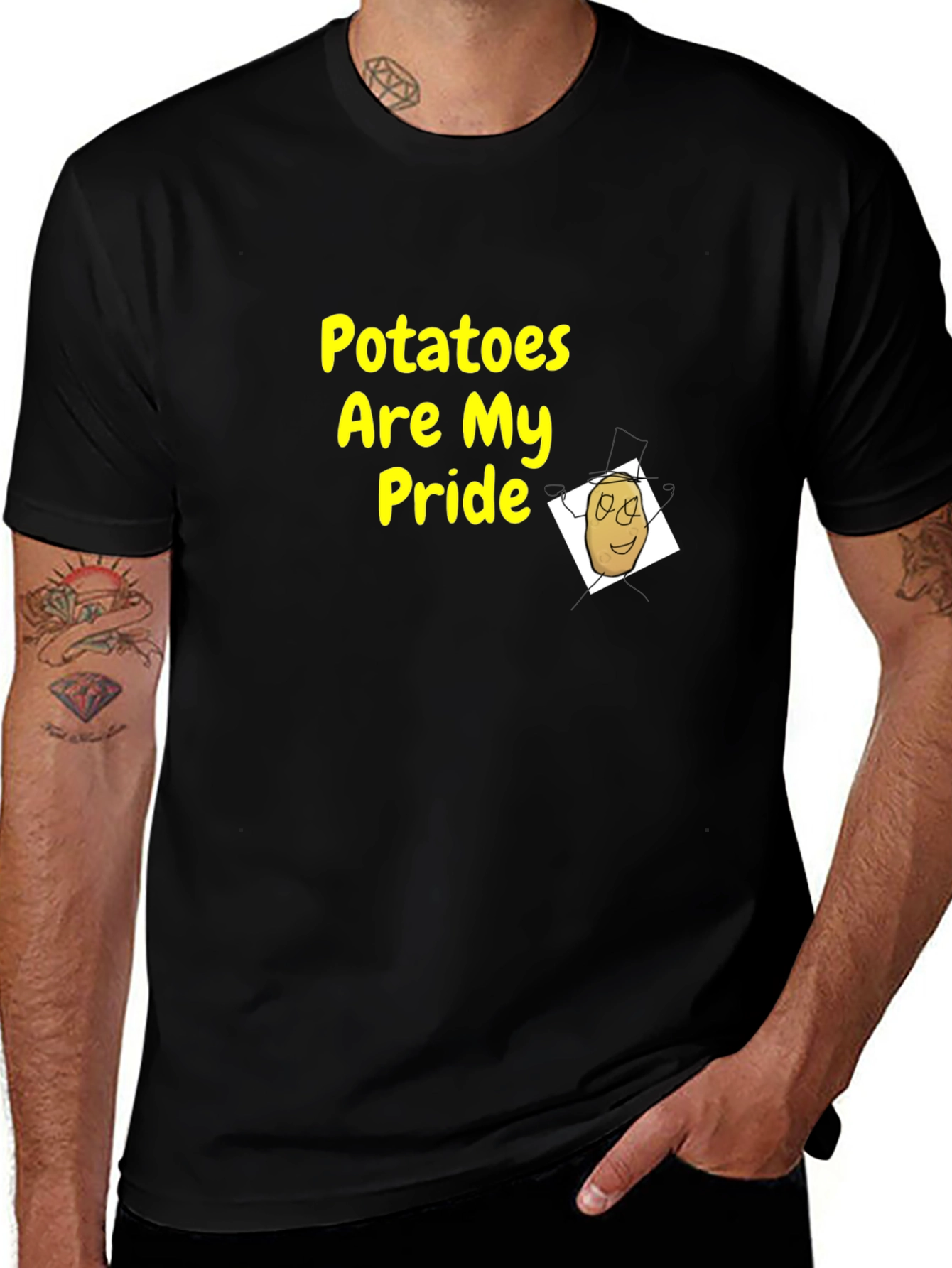 Potatoes Are My Pride Graphic T-Shirt