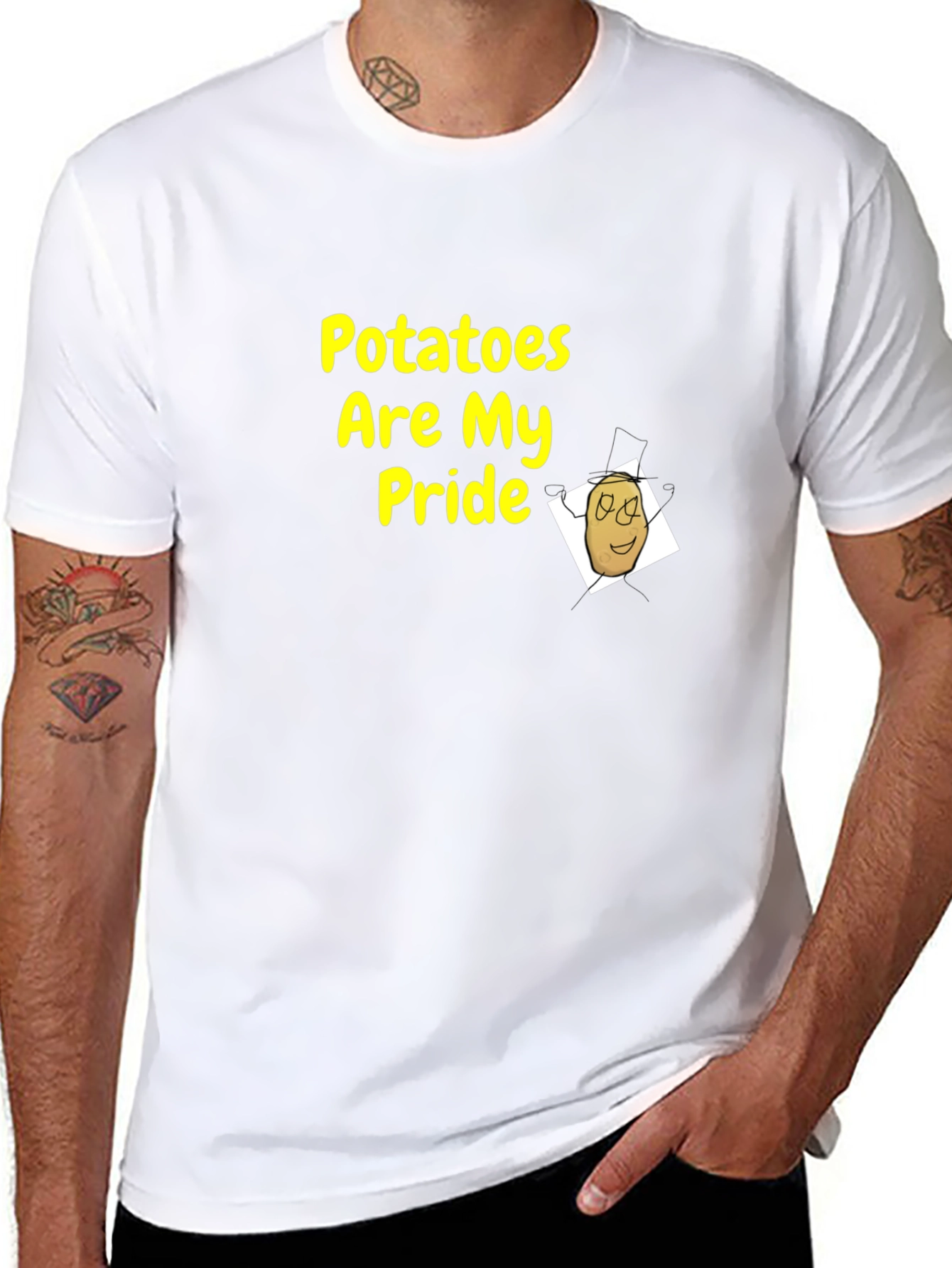 Potatoes Are My Pride Graphic T-Shirt