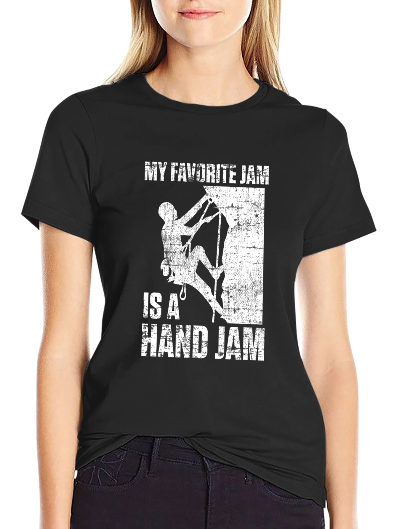Hand Jam Climbing T-Shirt - Rock Climbing Tee