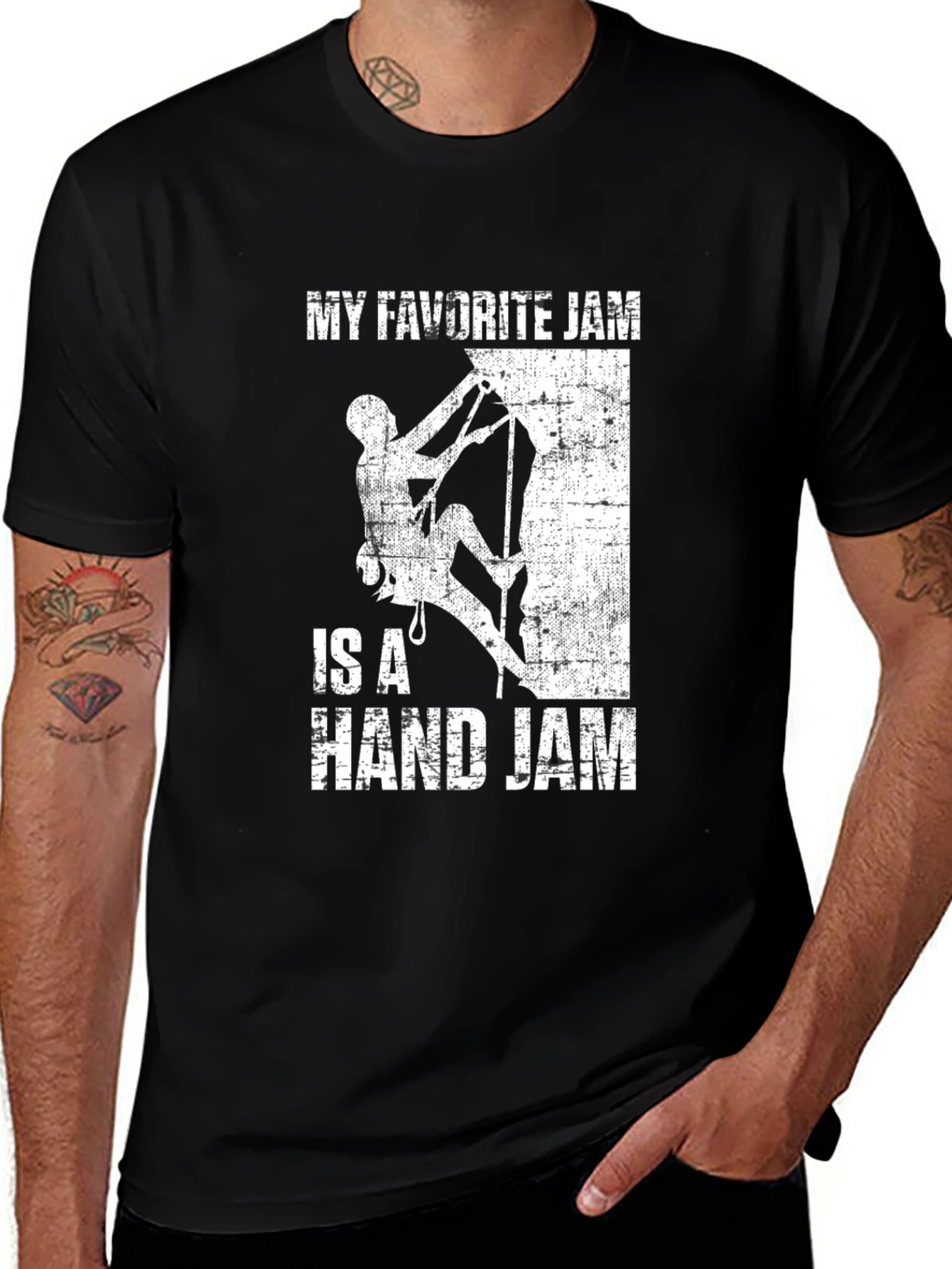 Hand Jam Climbing T-Shirt - Rock Climbing Tee