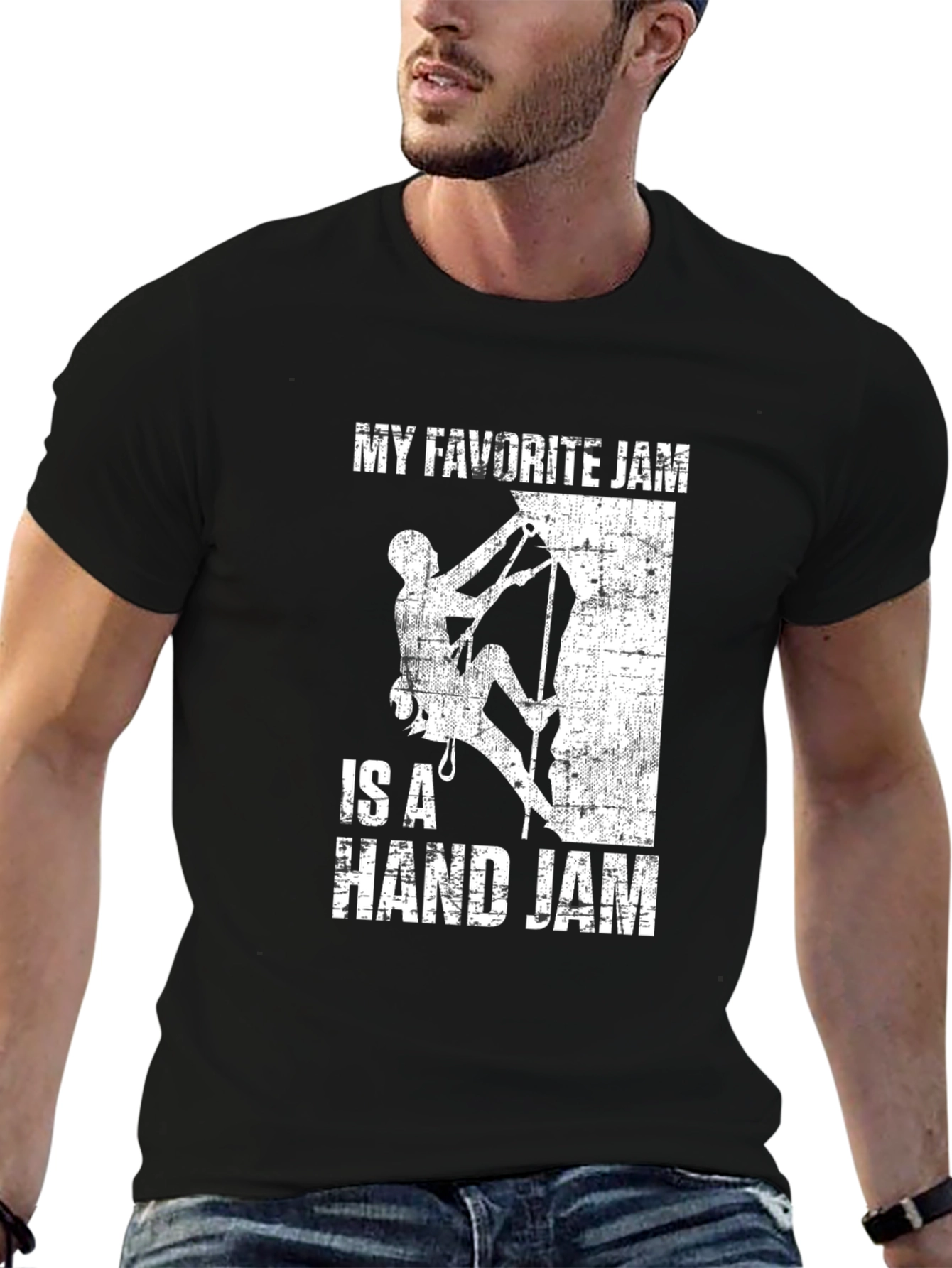 Hand Jam Climbing T-Shirt - Rock Climbing Tee