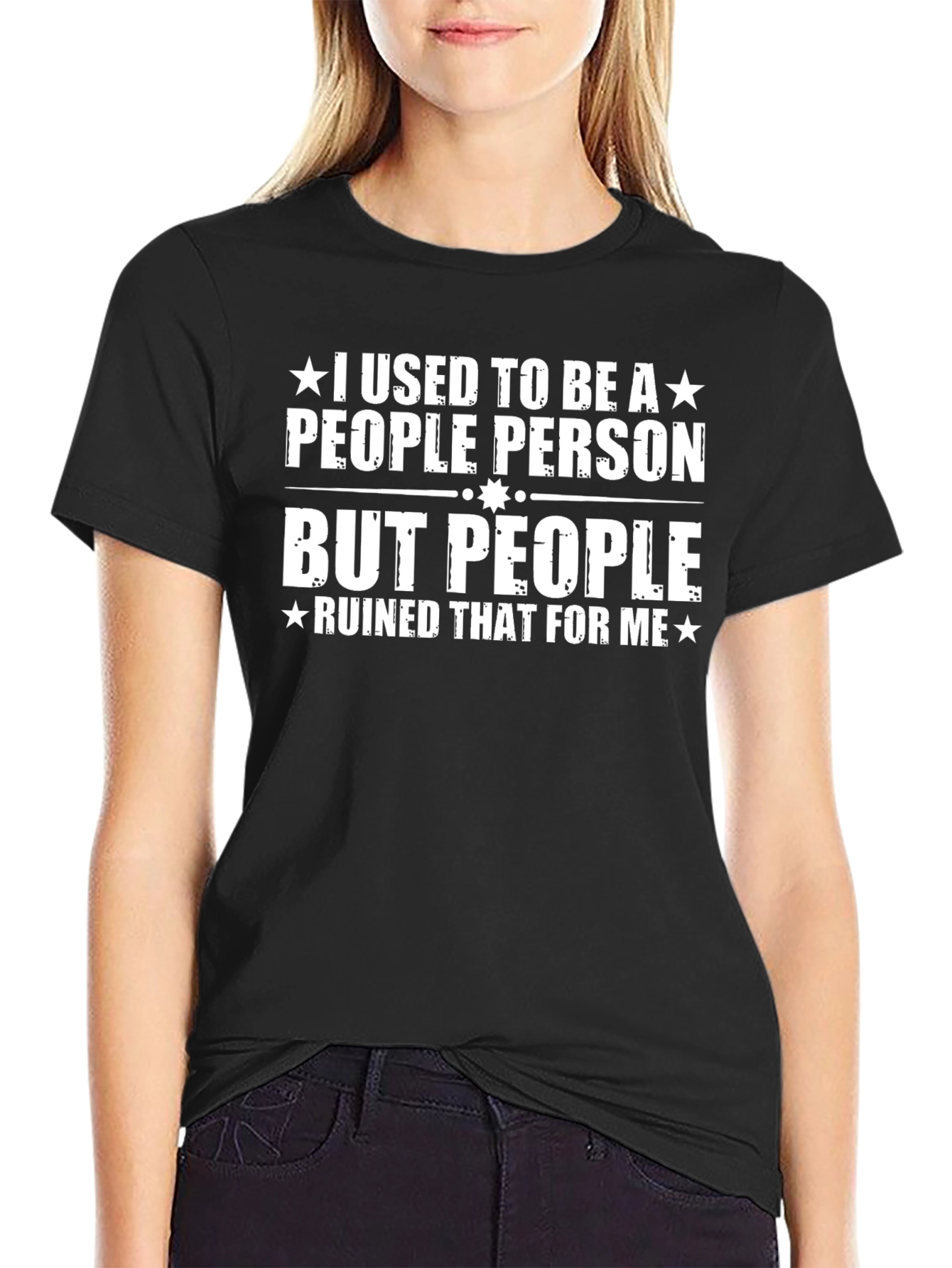 Funny People Person Graphic T-Shirt - Introvert Humor