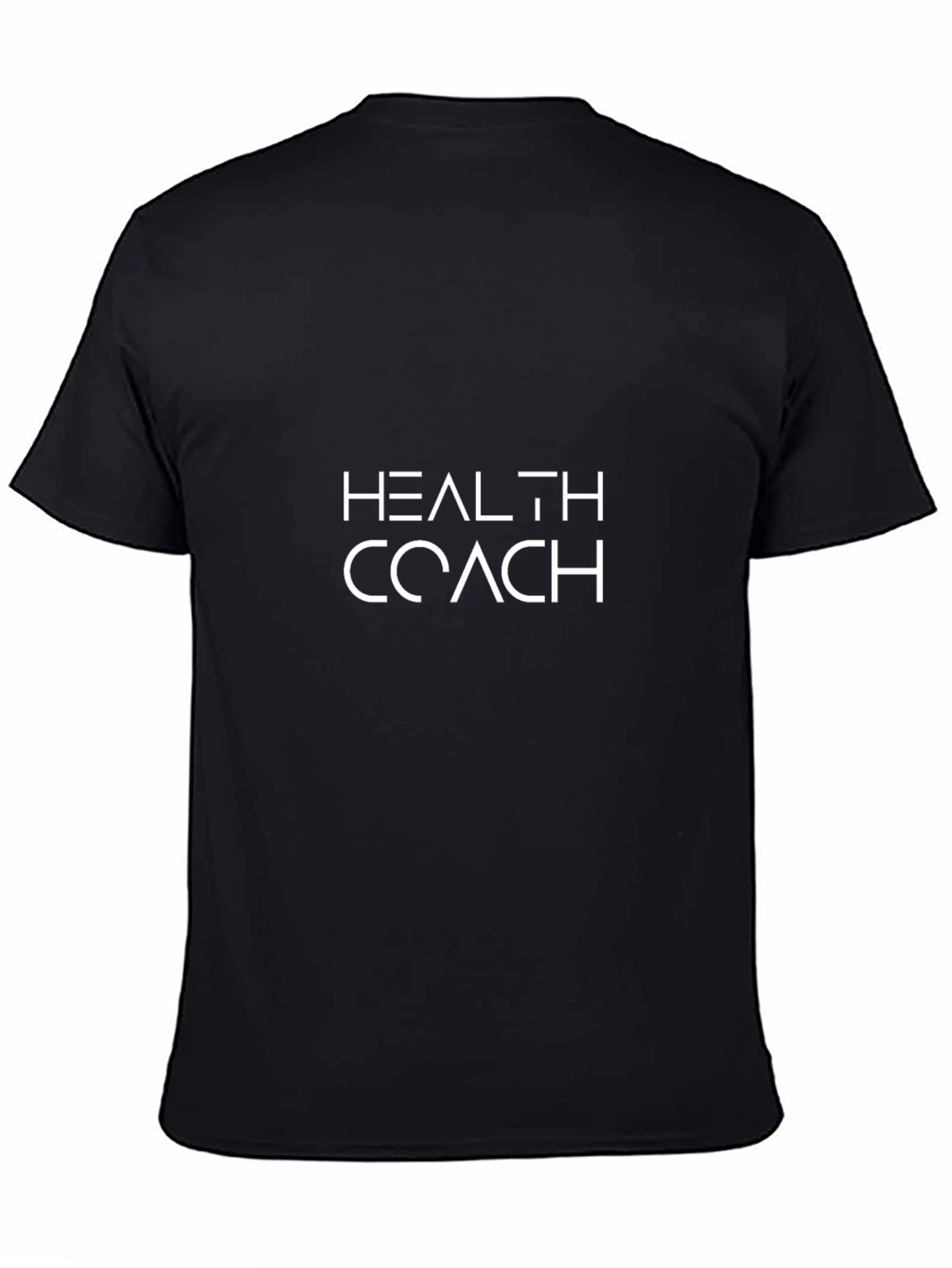 Health Coach T-Shirt - Black Crew Neck
