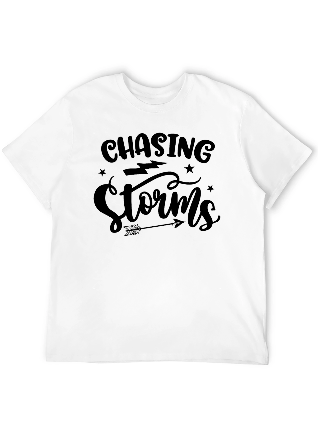 Chasing Storms Graphic Tee - Unisex Black T-Shirt