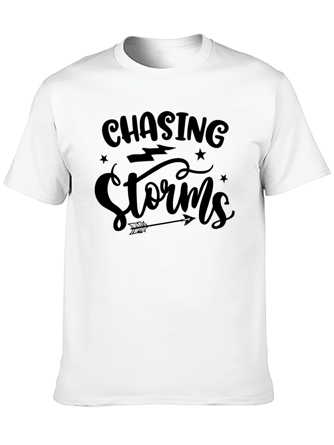 Chasing Storms Graphic Tee - Unisex Black T-Shirt