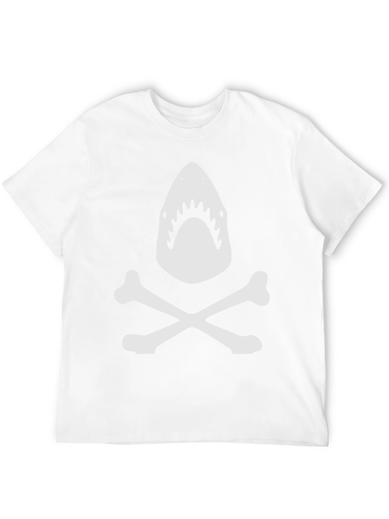 Shark & Crossbones Black Graphic Tee