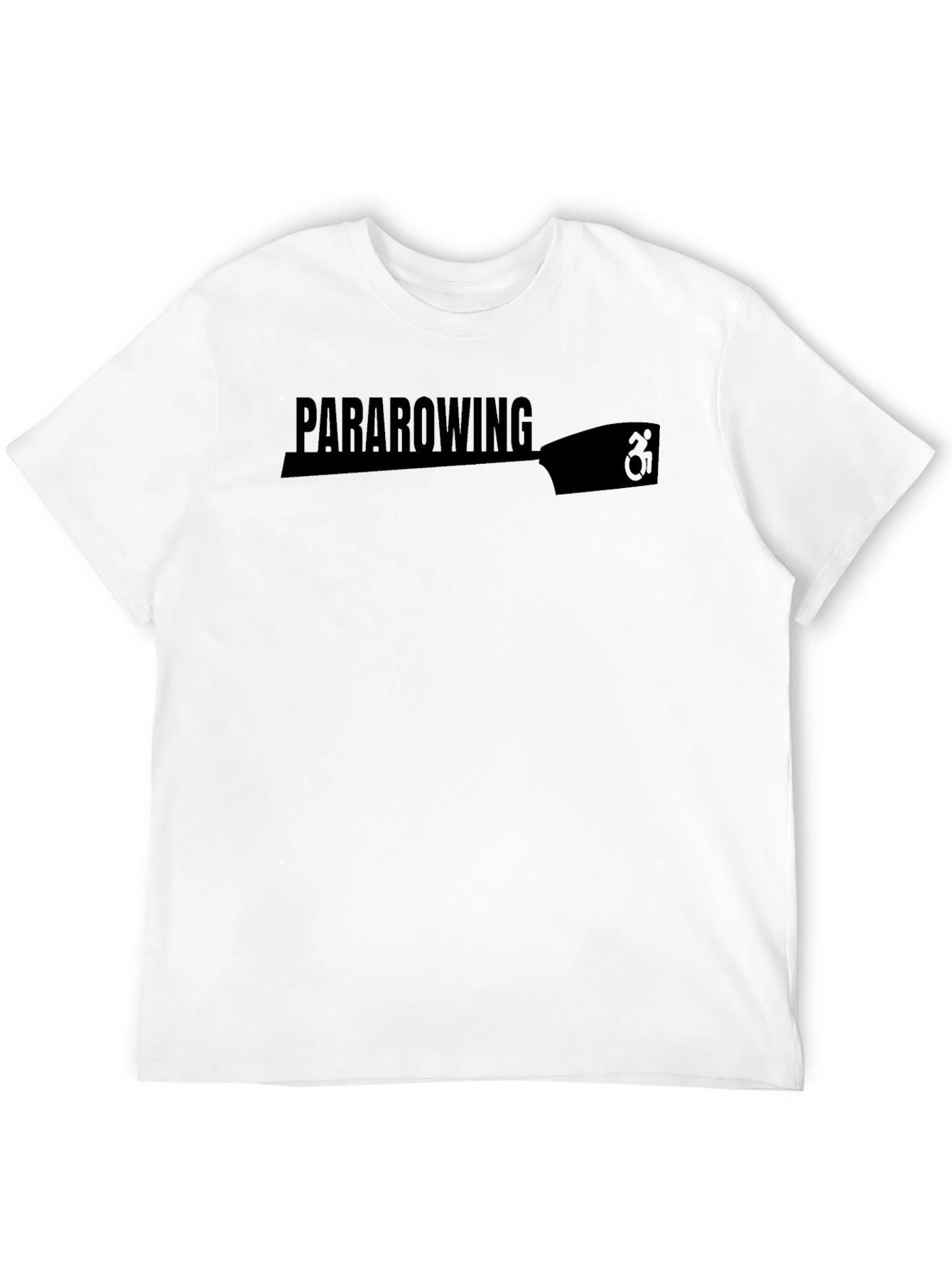 Para Rowing Graphic T-Shirt - Black
