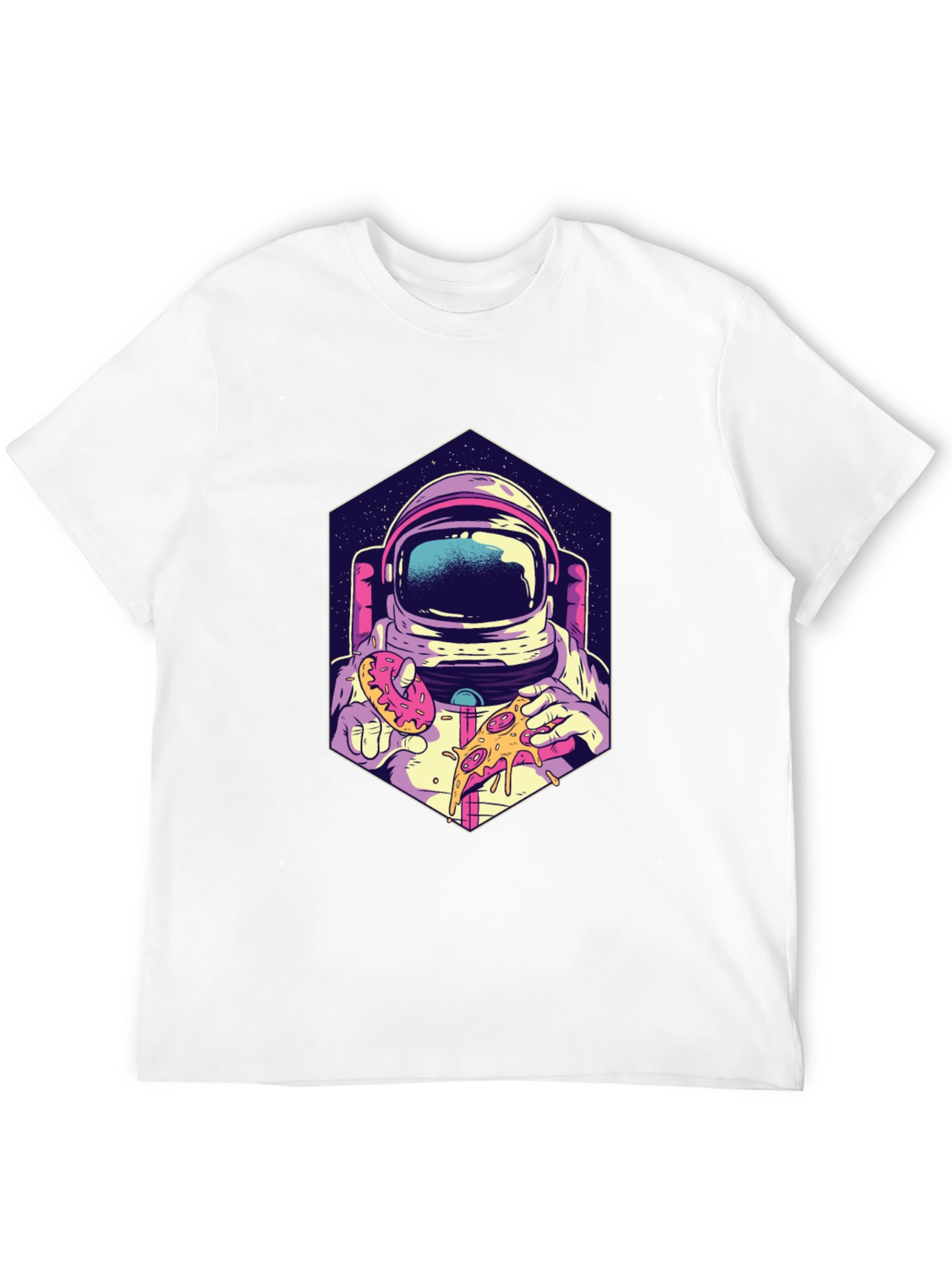 Astronaut Pizza & Donut T-Shirt