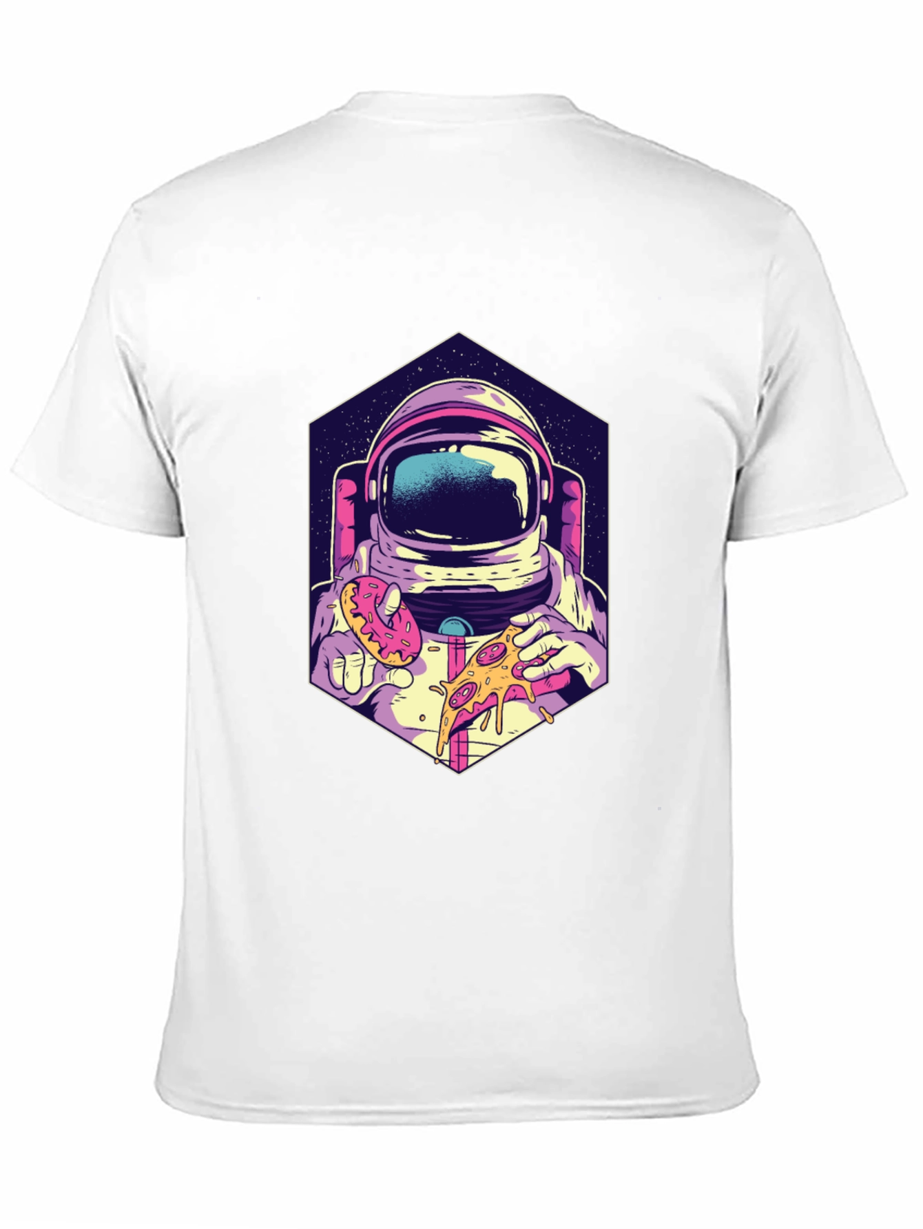 Astronaut Pizza & Donut T-Shirt