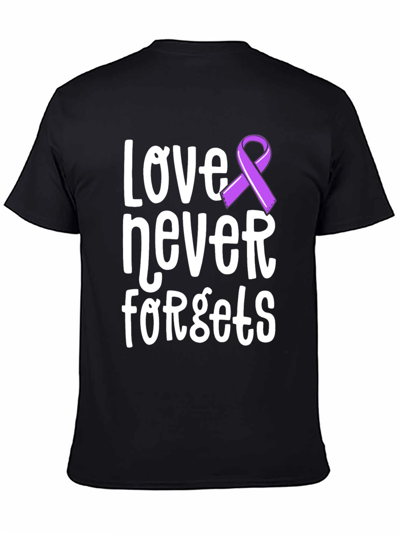 Love Never Forgets Awareness Ribbon T-Shirt