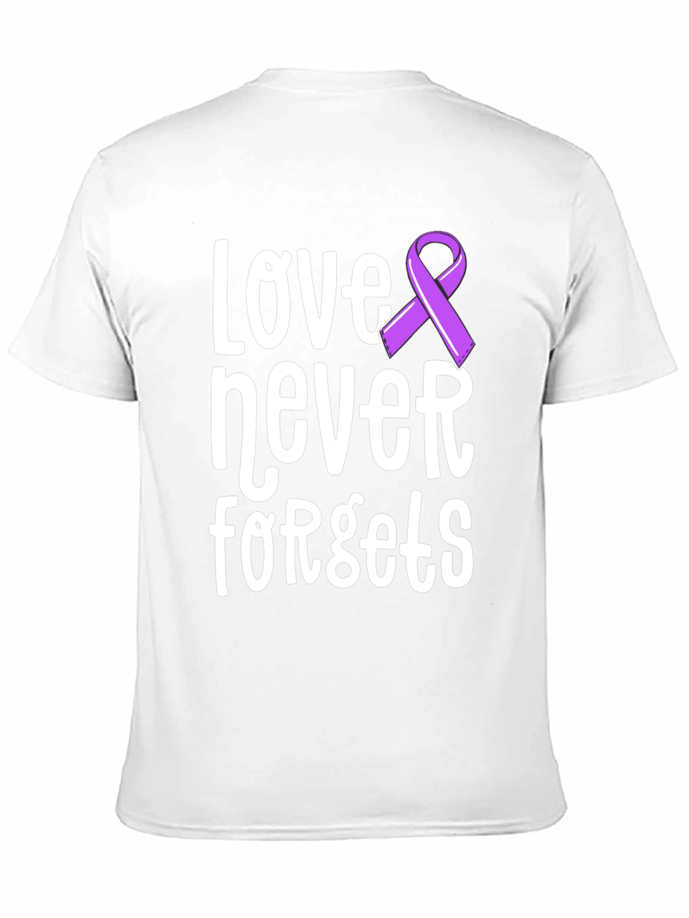 Love Never Forgets Awareness Ribbon T-Shirt