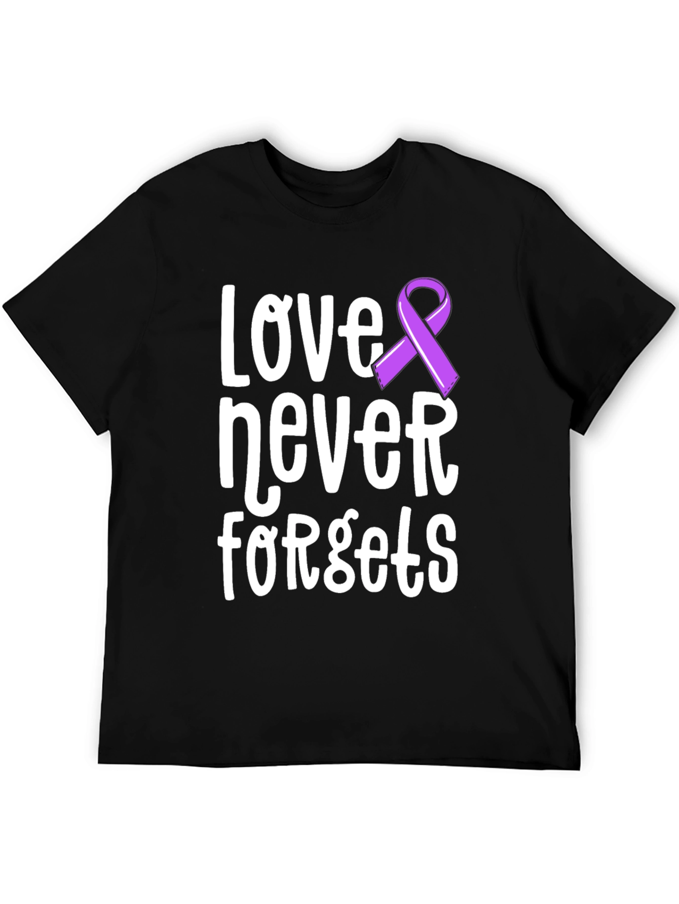 Love Never Forgets Awareness Ribbon T-Shirt