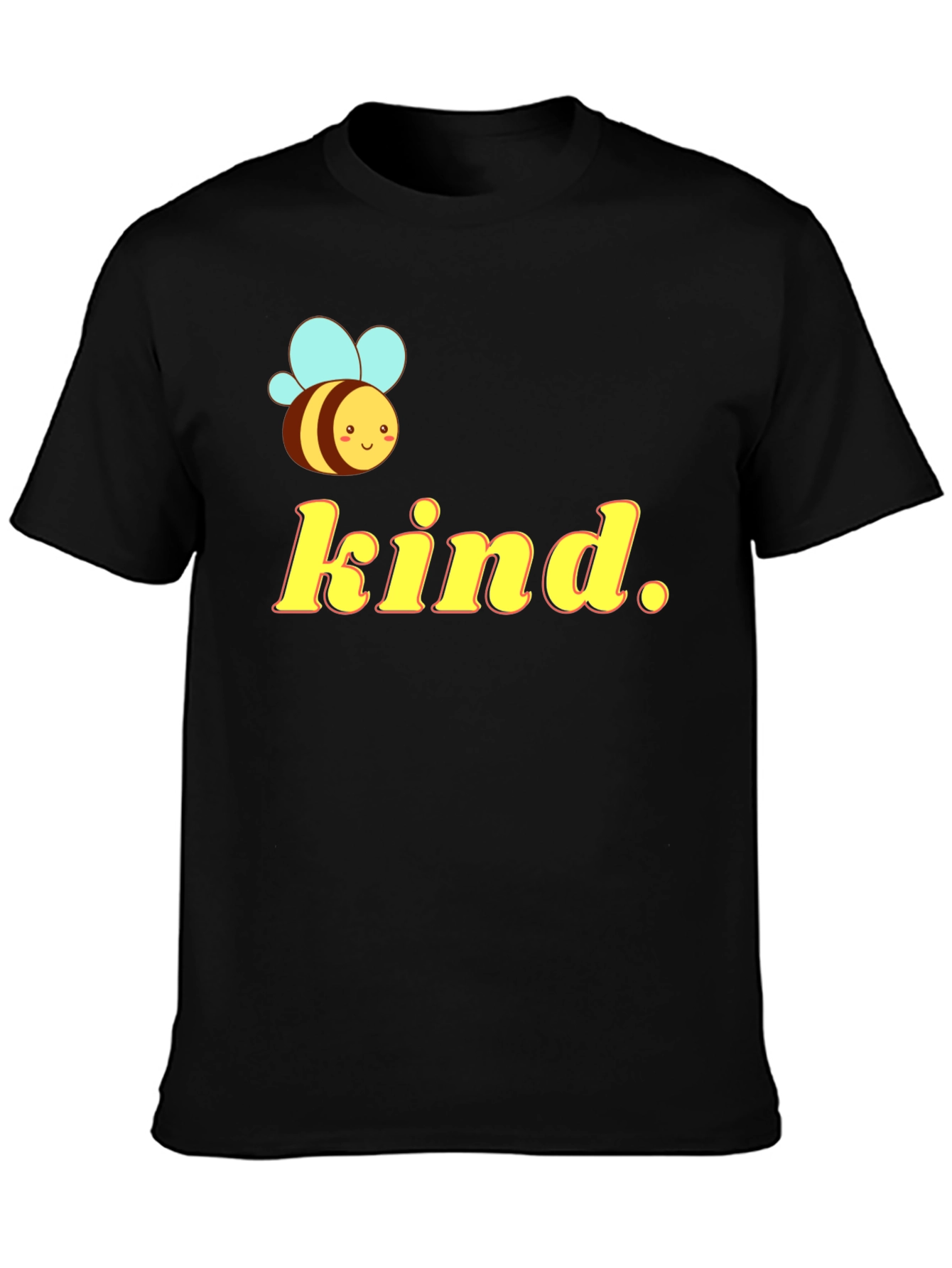 Bee Kind Graphic T-Shirt - Black Cotton Tee