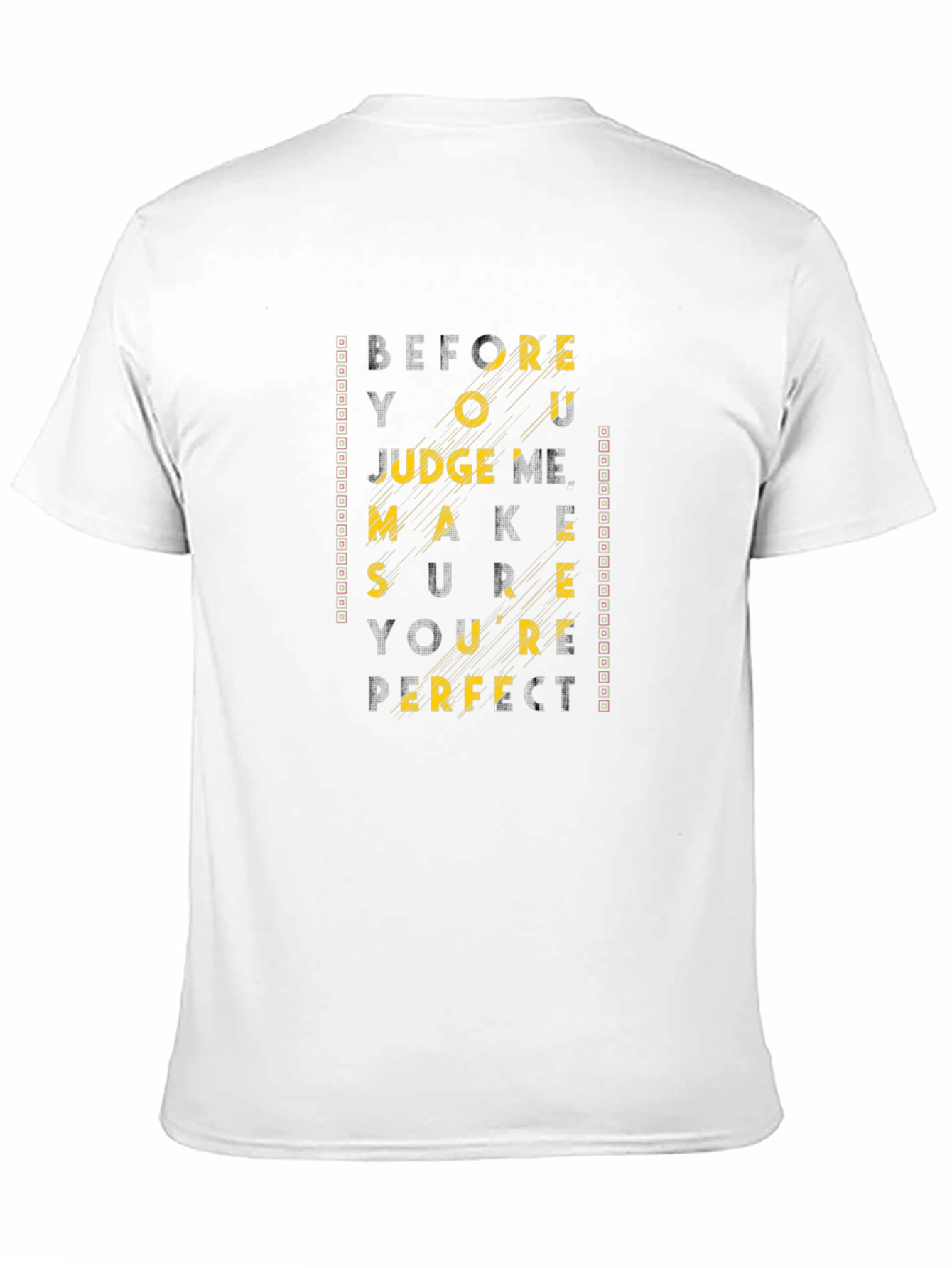Edgy Graphic Tee - Judge Me When Perfect
