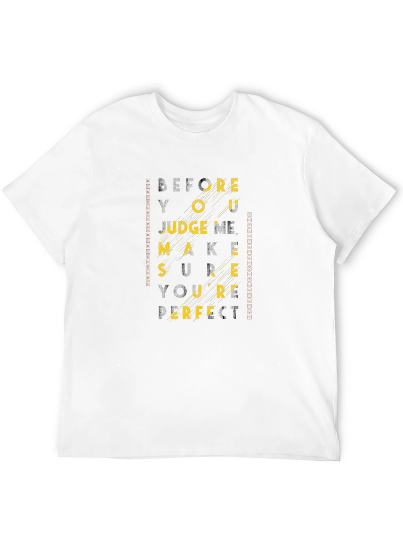 Edgy Graphic Tee - Judge Me When Perfect